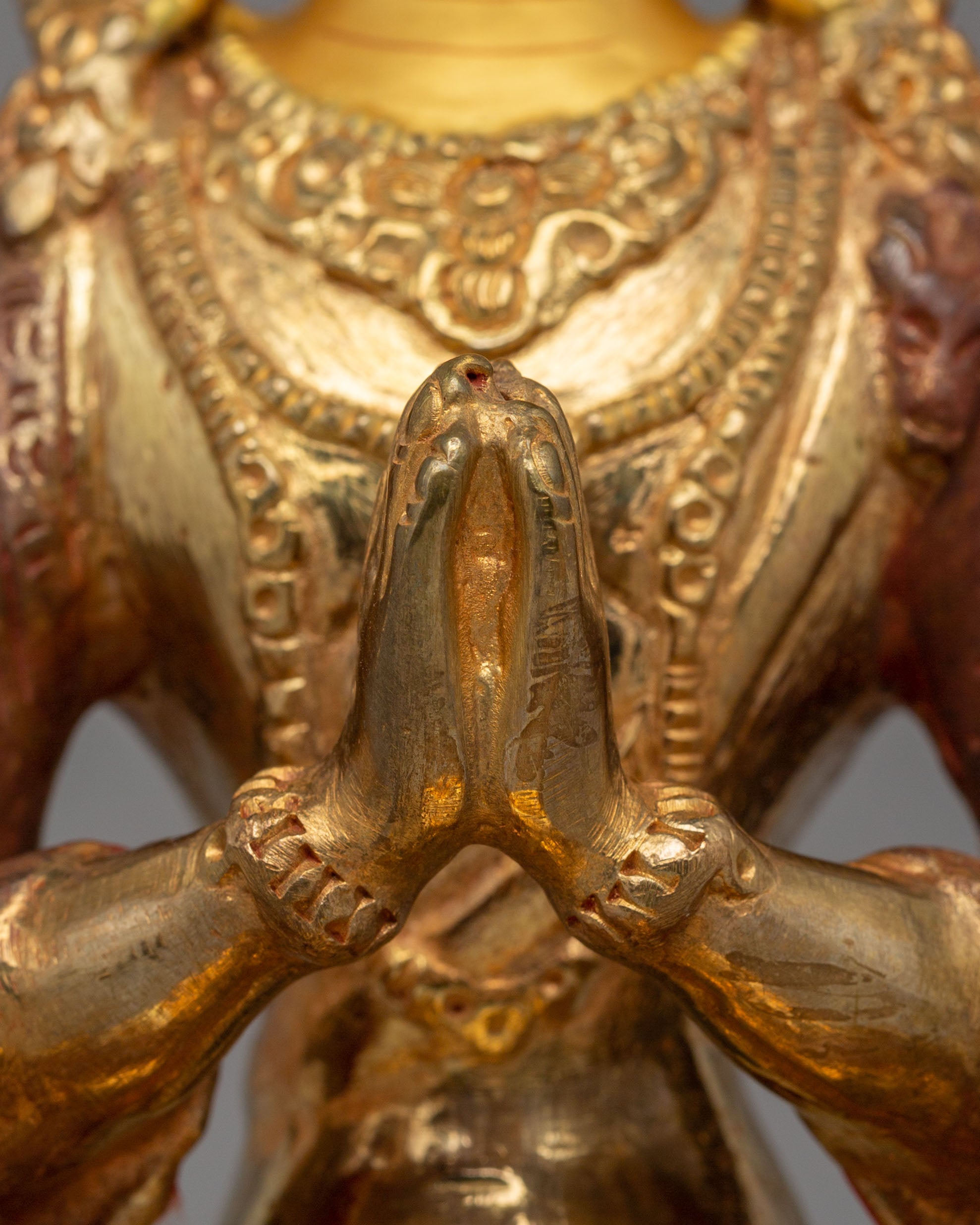 Sacred Chenrezig Statue for Altar | Tibetan Bodhisattva Statue