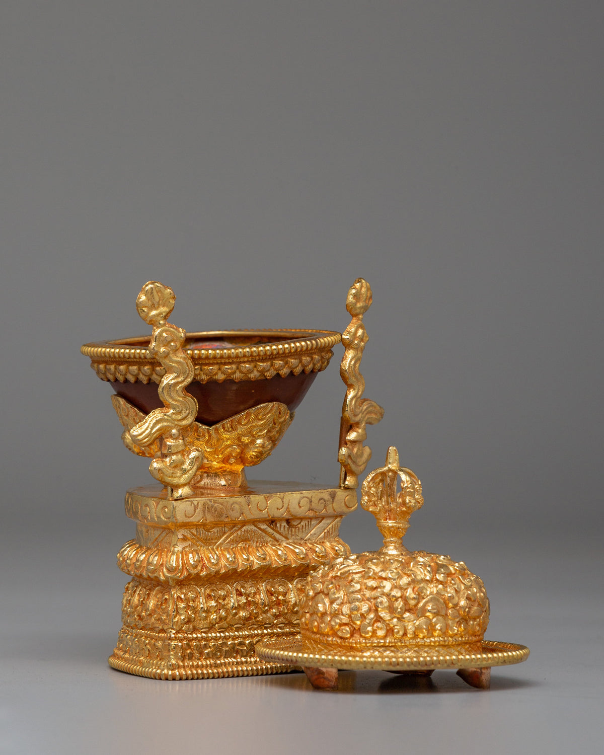 Handmade Altar Kapala | Ritual Offering Vessel