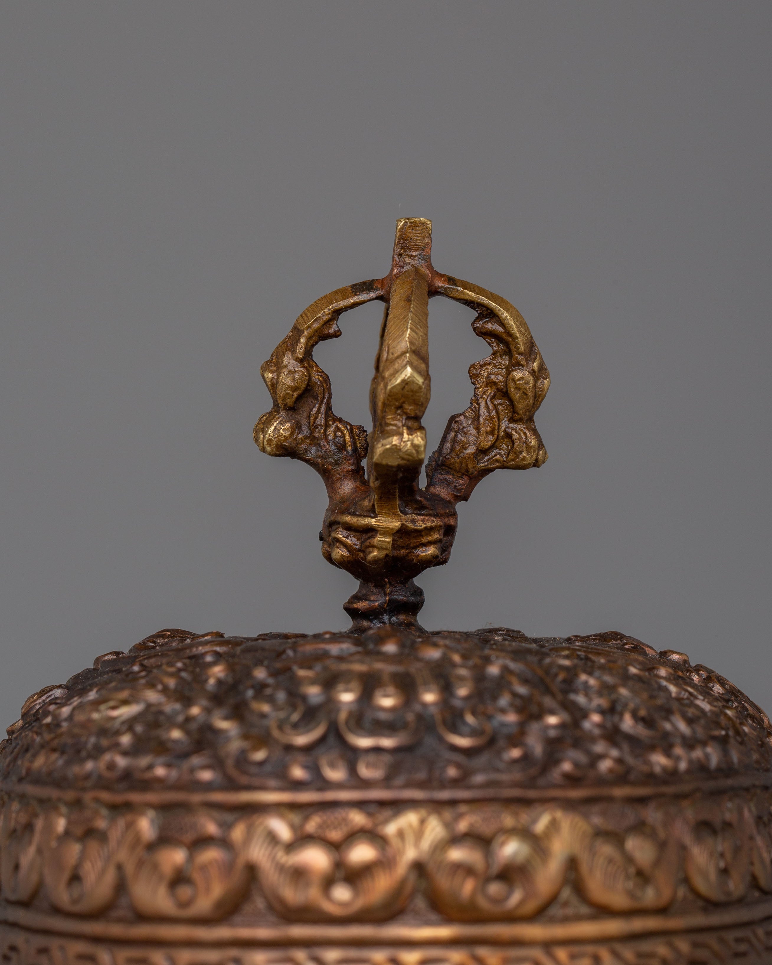 Sacred Altar Kapala | Copper Skull Cup for Rituals