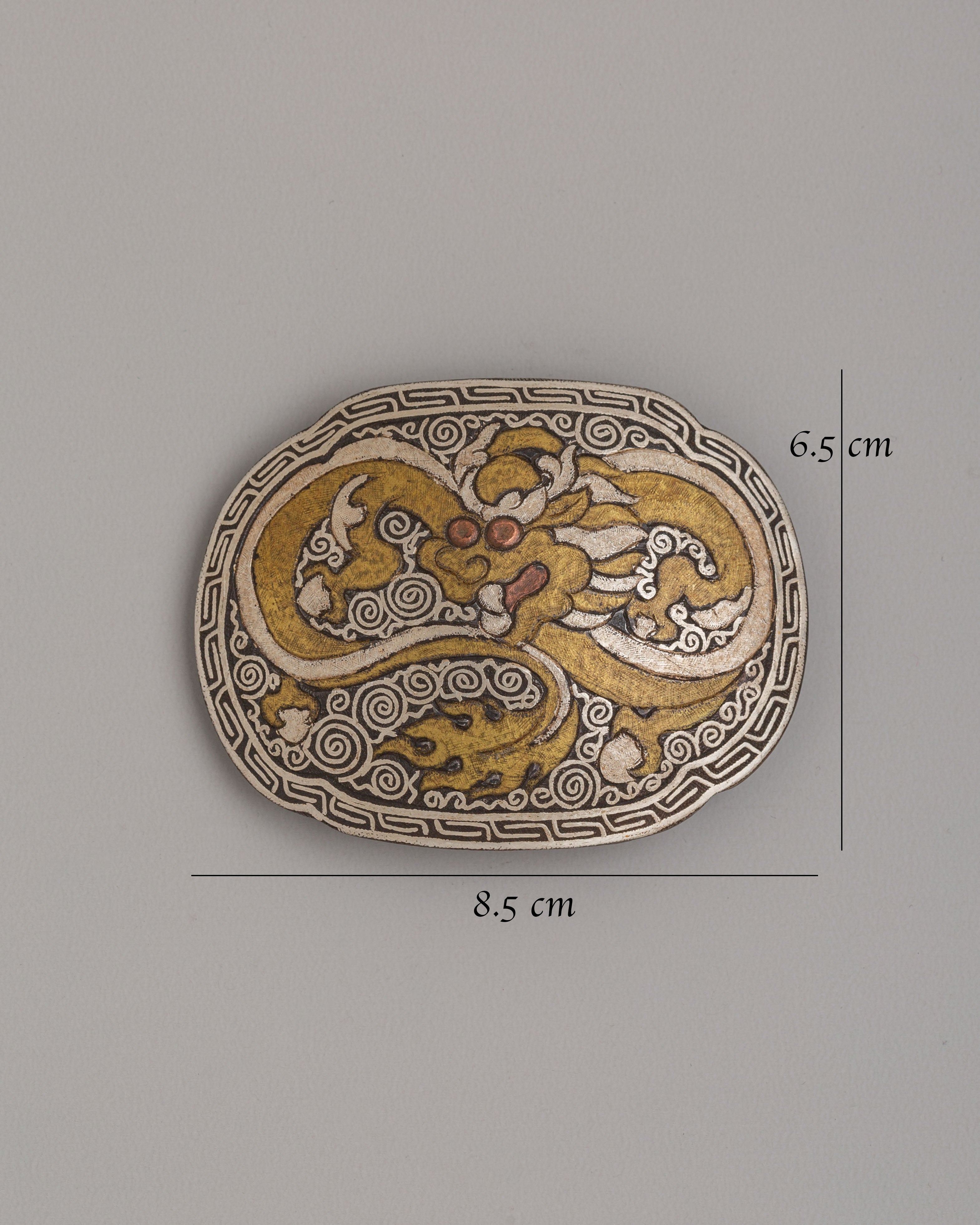Himalayan Dragon Belt Buckle | Mythical Design