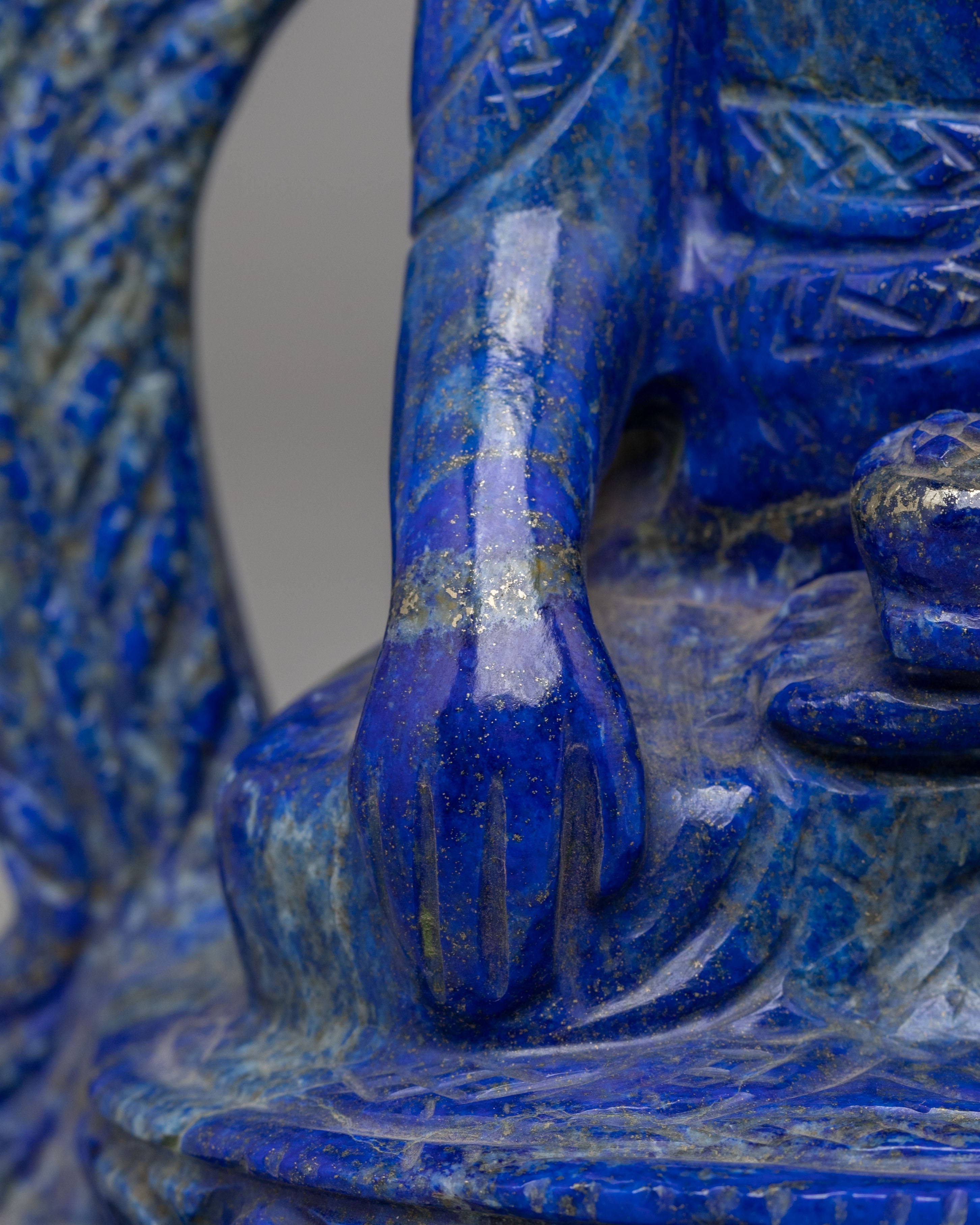 Spiritual Shakyamuni Buddha Deity Sculpture | Traditional Tibetan Buddhist Artwork