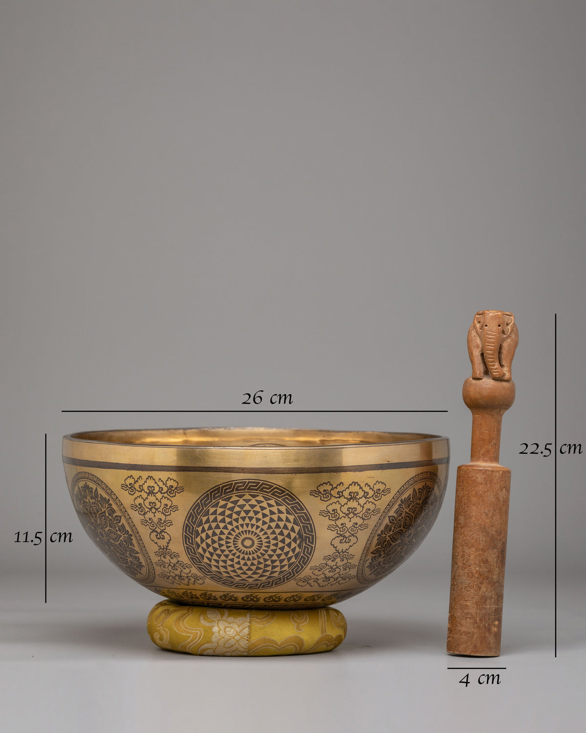 Handcrafted Meditation Singing Bowl | Tibetan Bowl for Chakra Healing