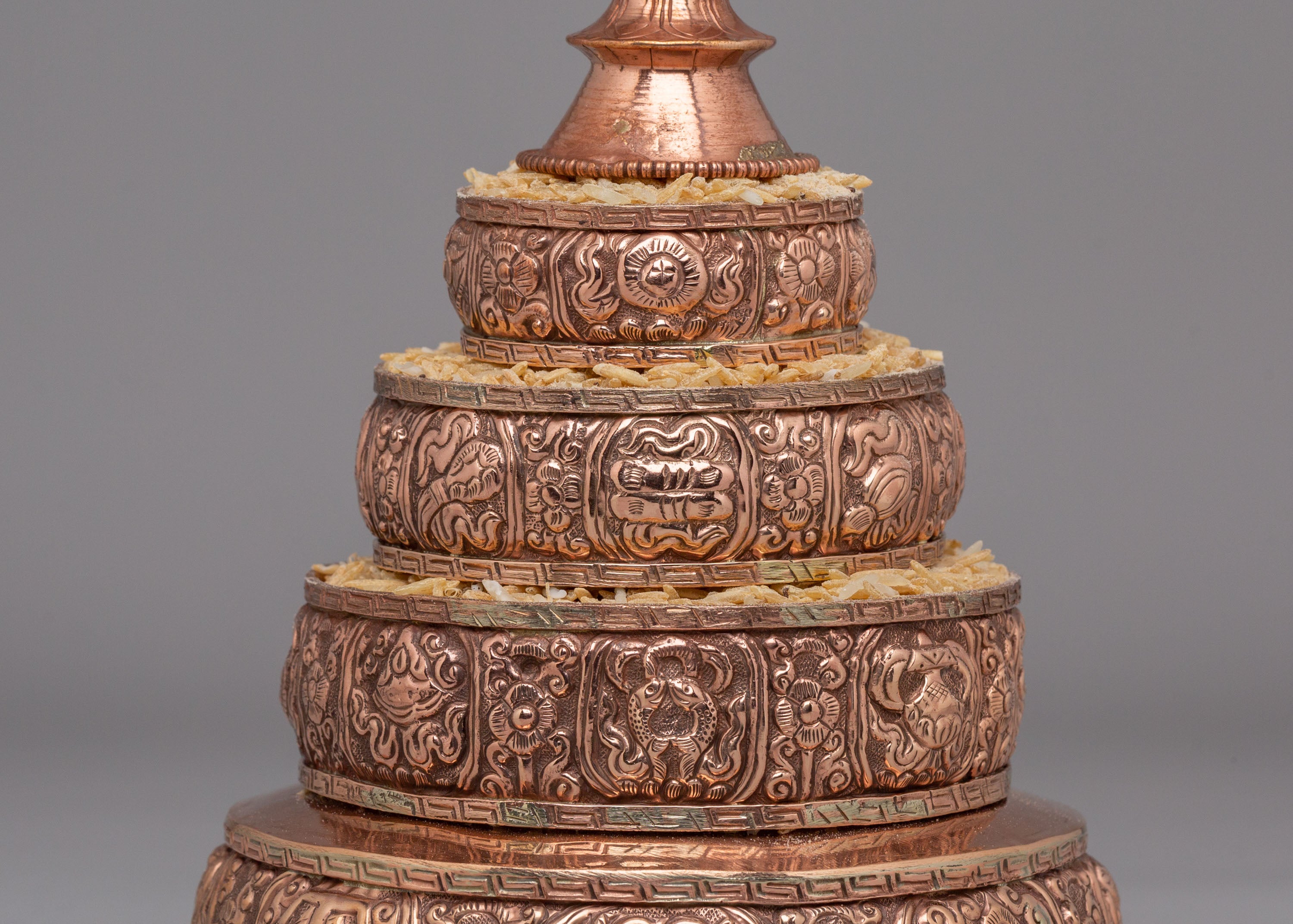 Himalayan Altar Mandala Offering | Handcrafted Ritual Plate for Sacred