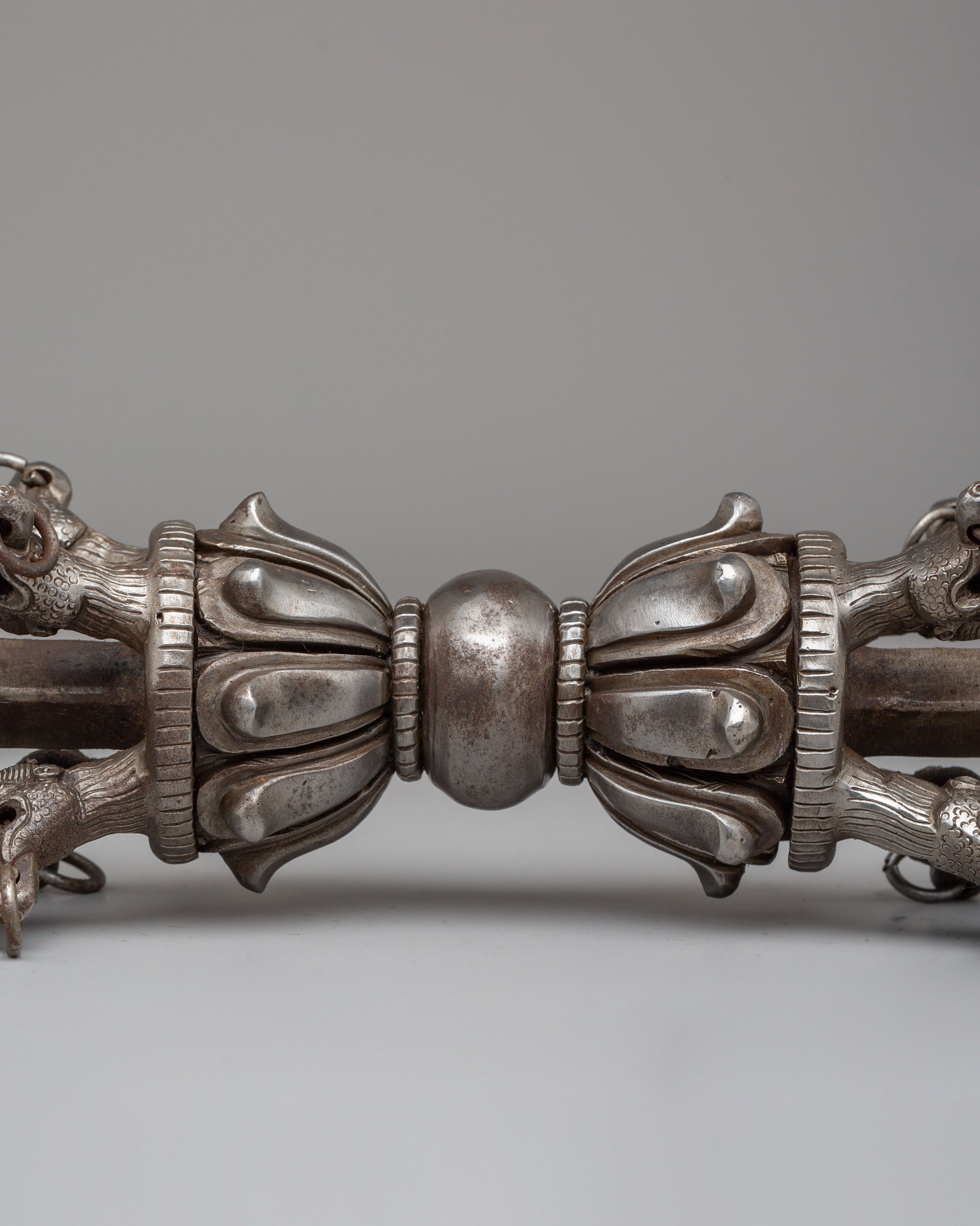 Scared Tibetan Dorje | Iron Ritual Vajra for Spiritual Protection