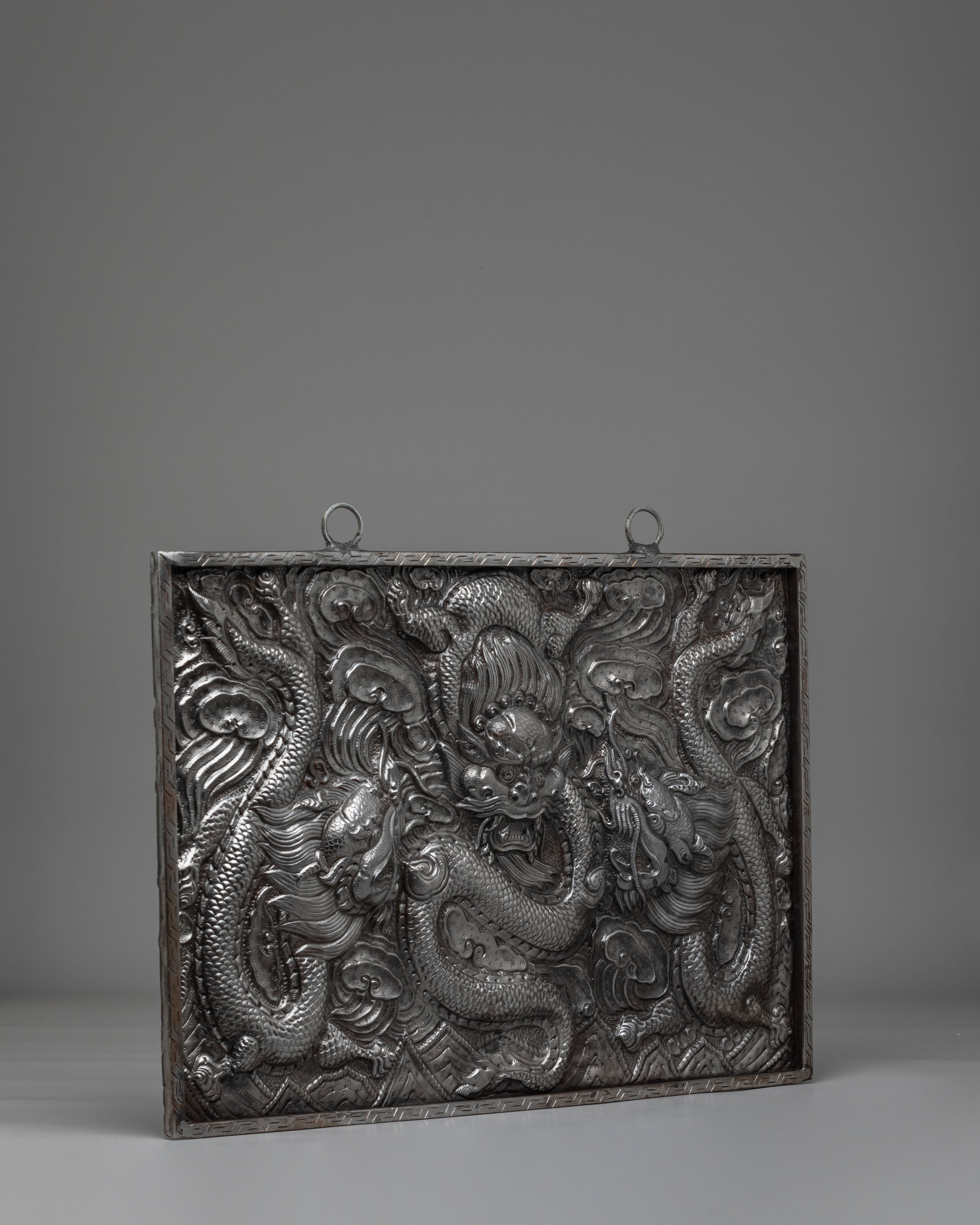 Buddhist Protector Dragon Wall Hanging | Handcrafted Himalayan Artwork