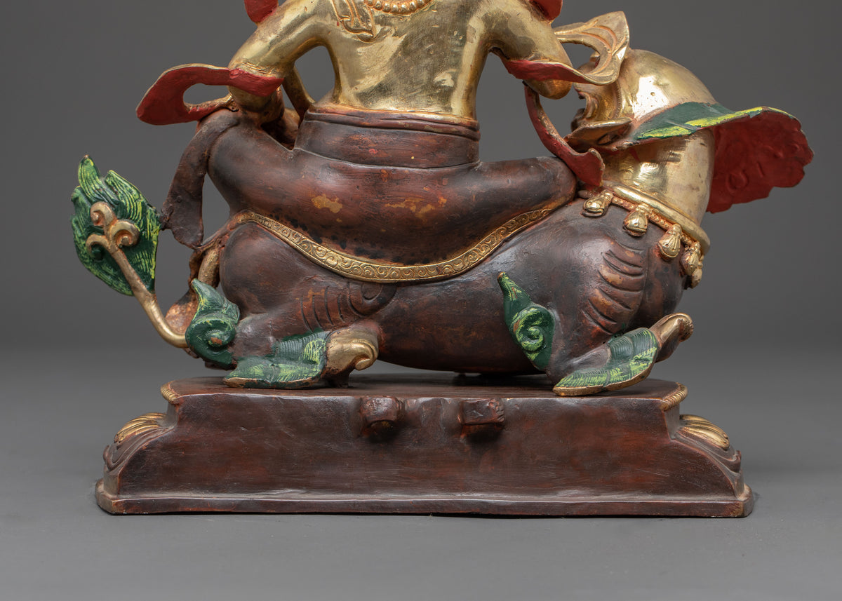 The Northern Guardian Namtoshe Statue | Tibetan Protector Deity Sculpture