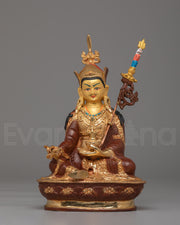 Himalayan Guru Rinpoche Altar Statue | 24K Gold Plated Tibetan Buddha