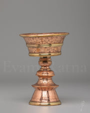 Handcrafted Butter Lamps for Buddhist Practice 