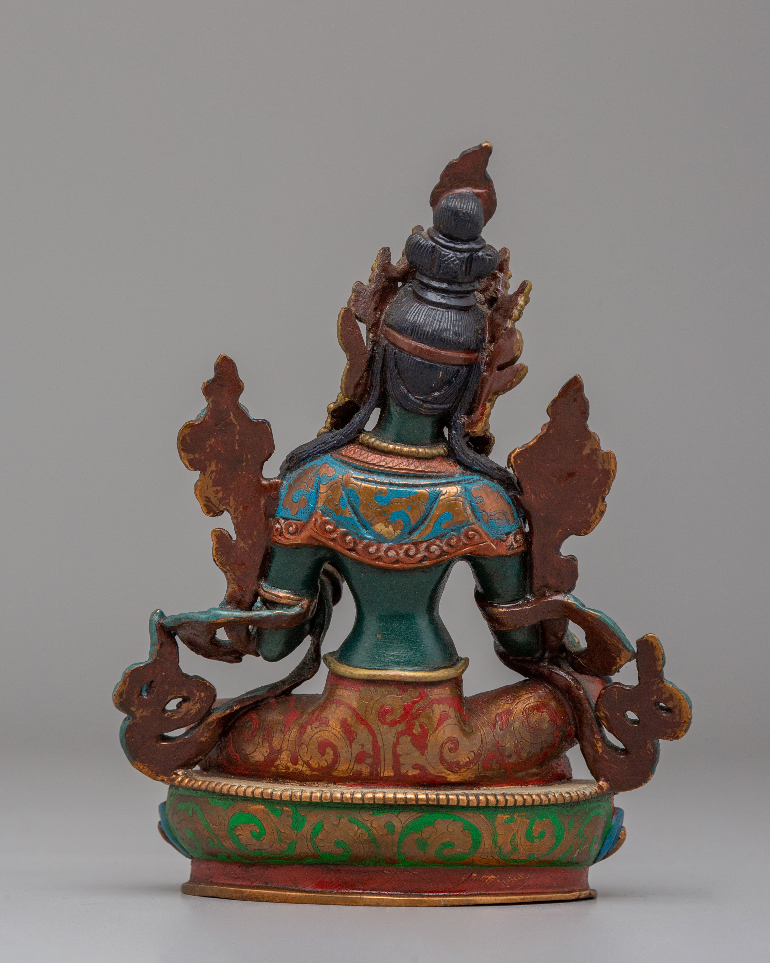 Green Tara Goddess Statue for Altar | Sacred Artwork for Meditation