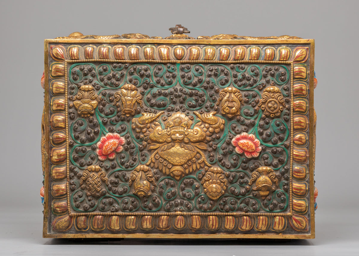 Decorative Altar Jewellery Box | Handcrafted Himalayan Storage Box
