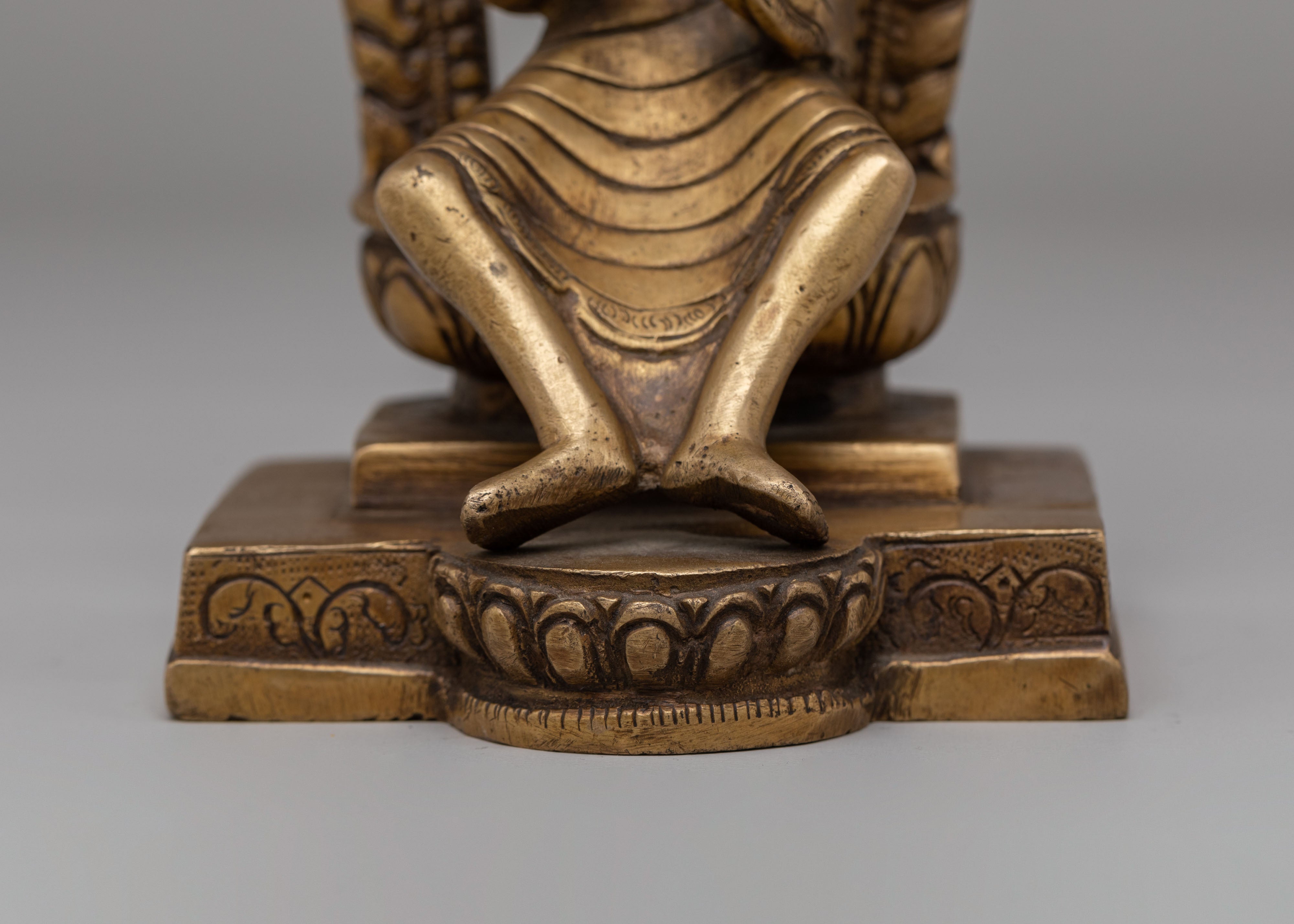 Himalayan Maitreya Buddha Statue | Brass Sculpture