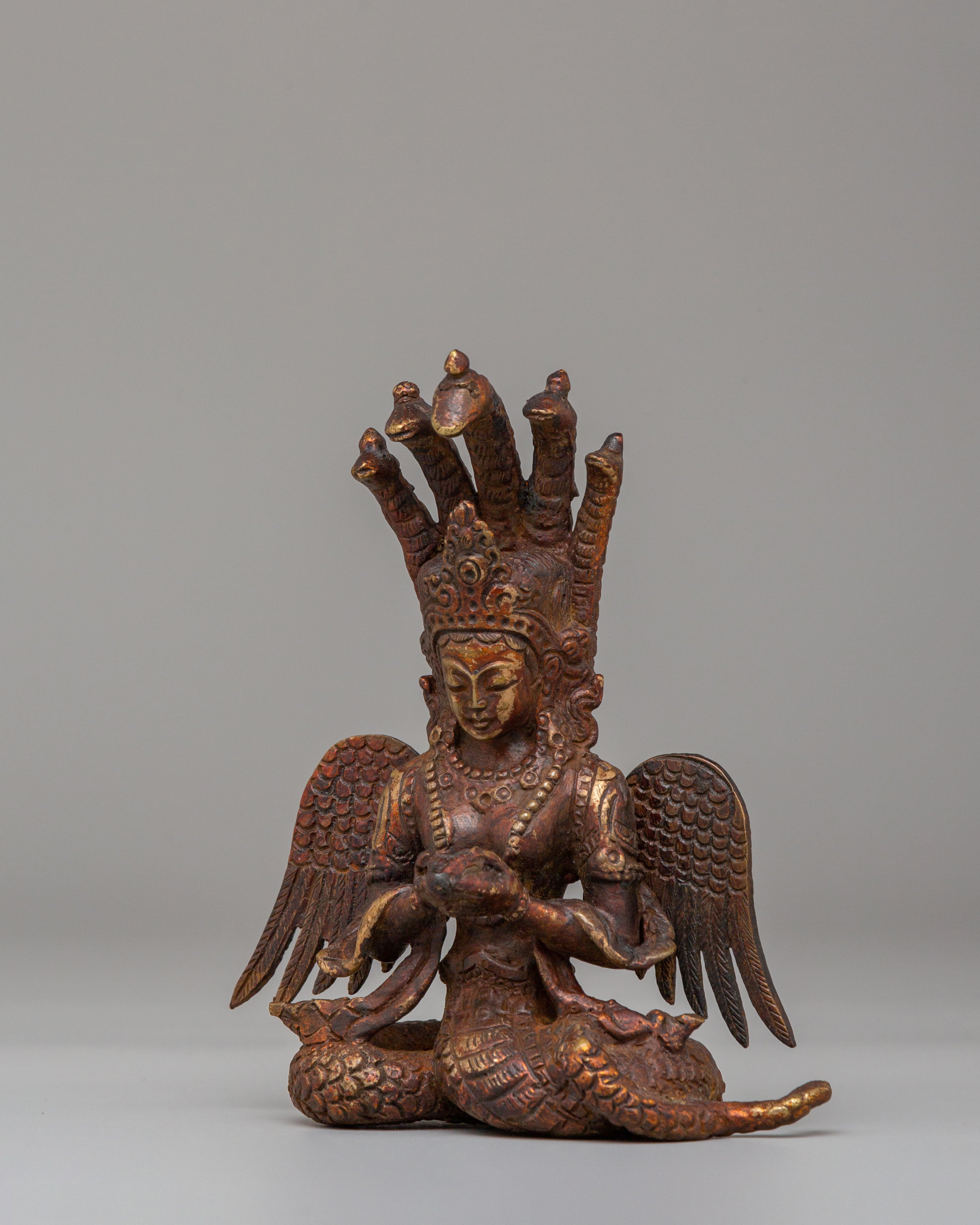 Handmade Nagkanya Statue for Protection | Guardian of the Underworld