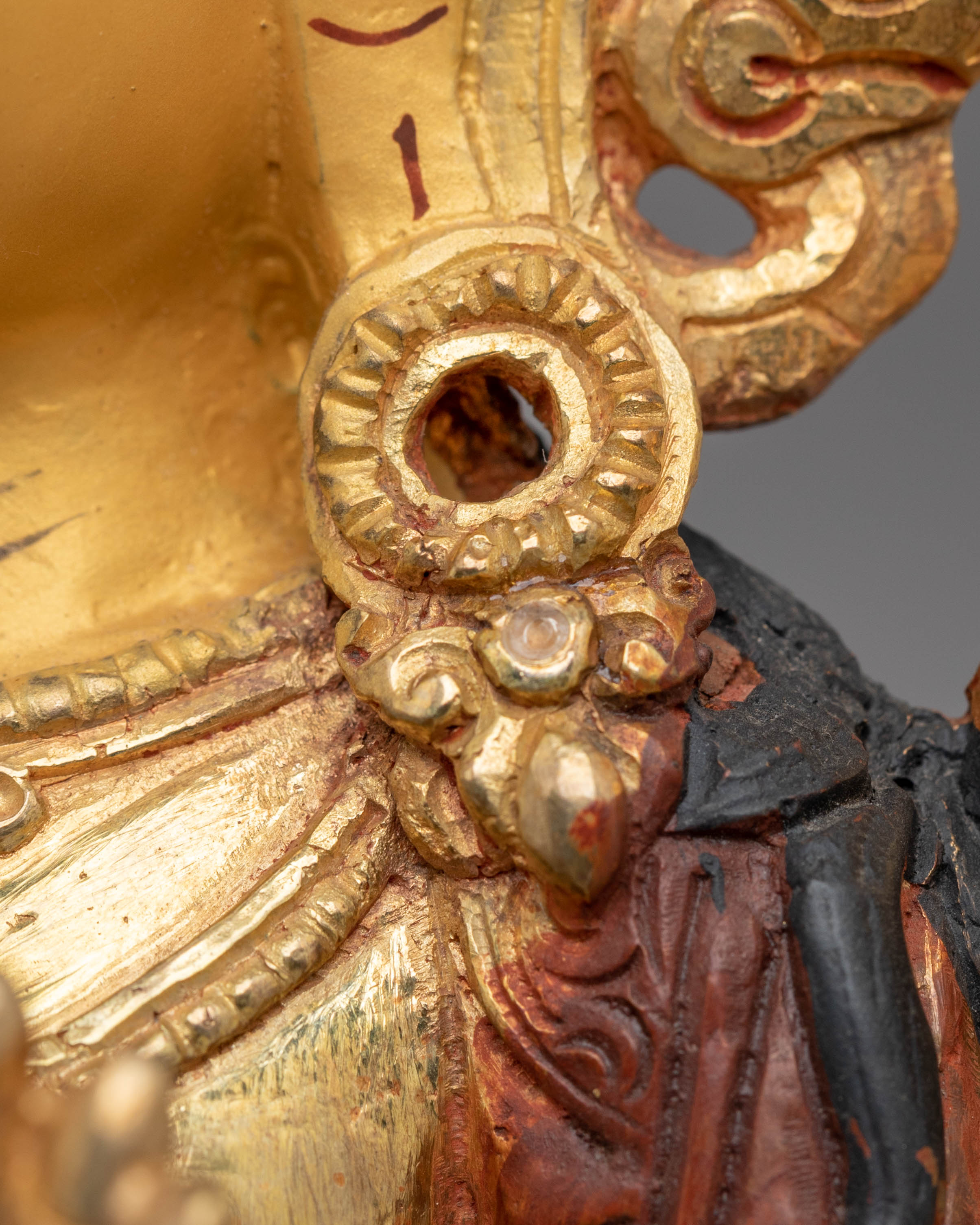 Traditional Tibetan Green Tara Statue | Handcrafted Goddess Sculpture for Meditation