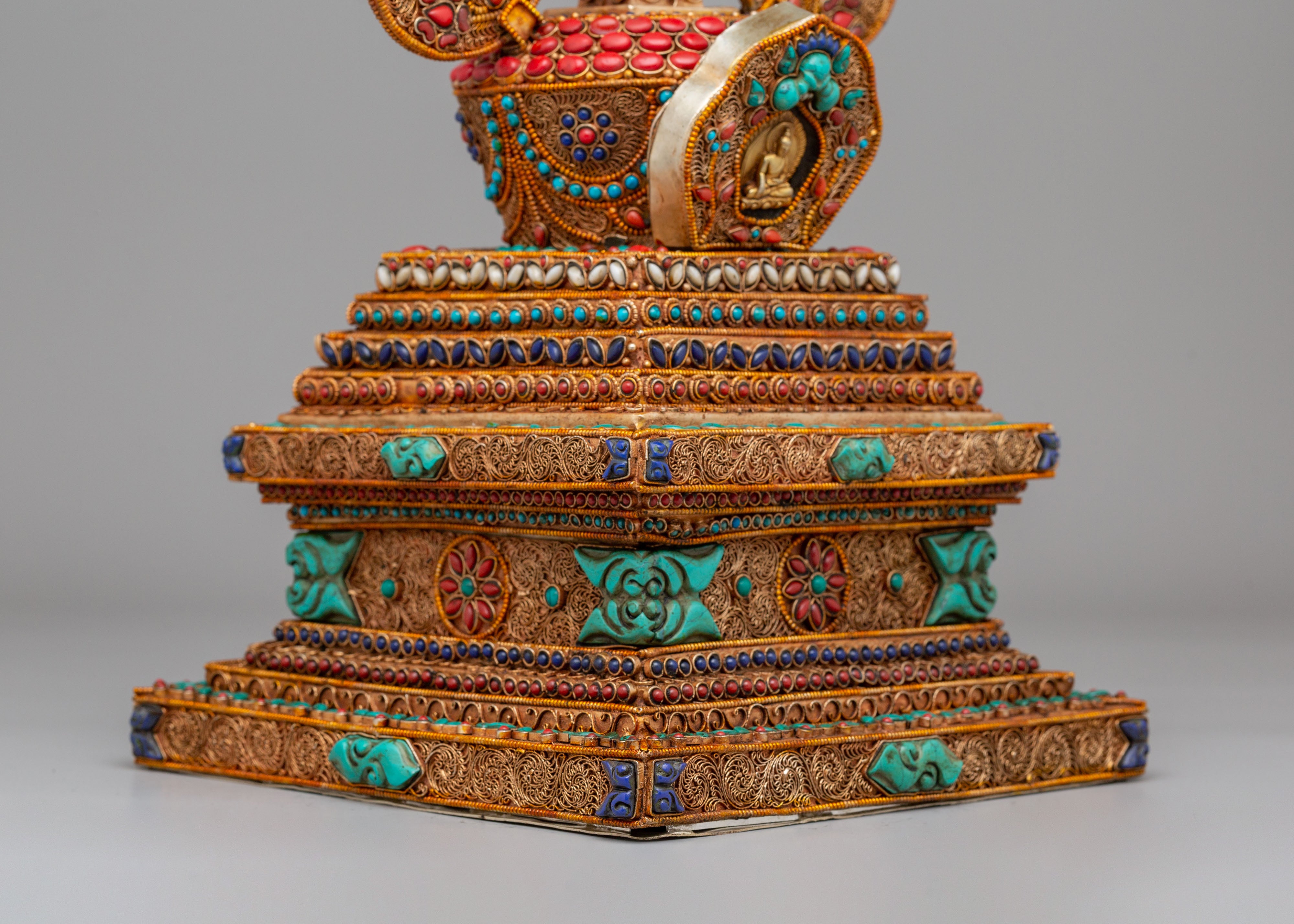 Ceremonial Buddhist Enlightenment Stupa | Sacred Stupa for Rituals & Meditation