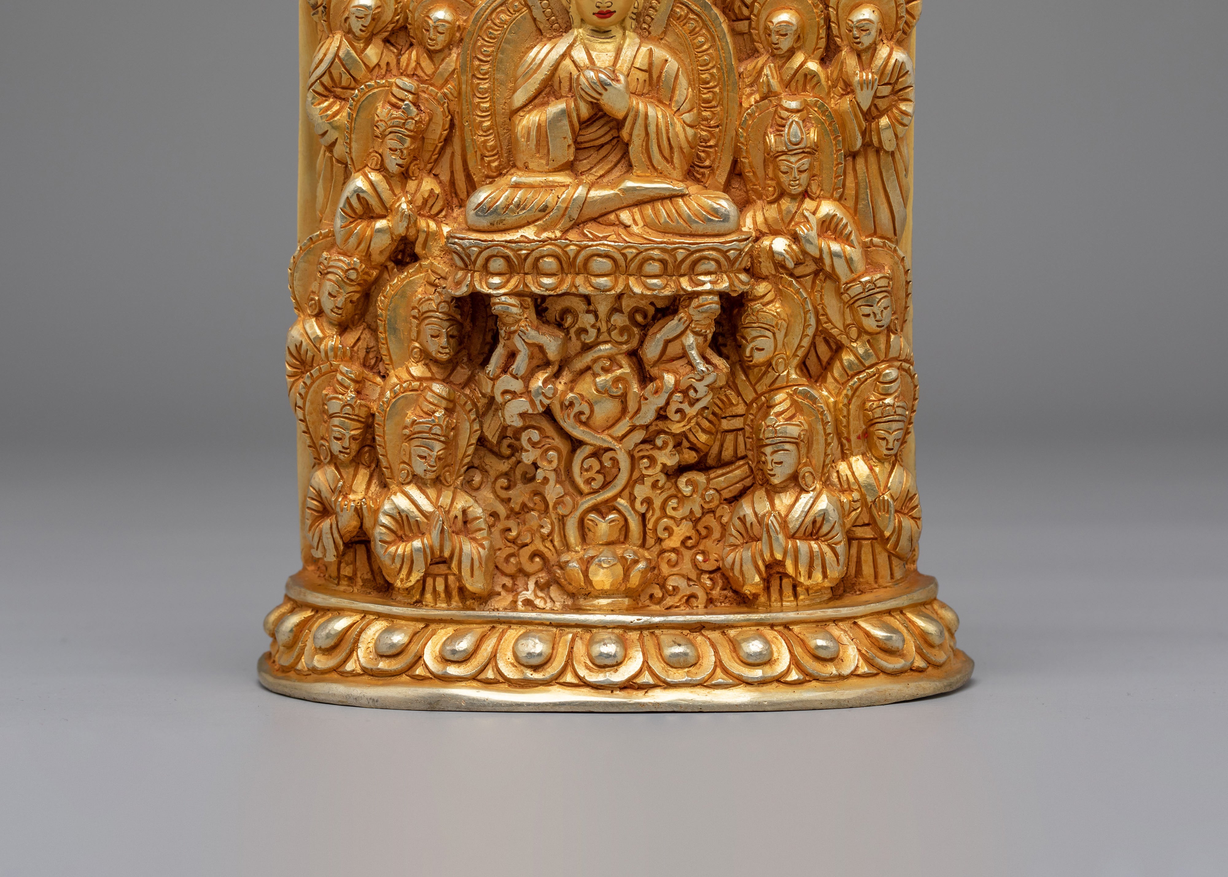 Ceremonial Vairochana Buddha Statue | Symbol of Cosmic Wisdom