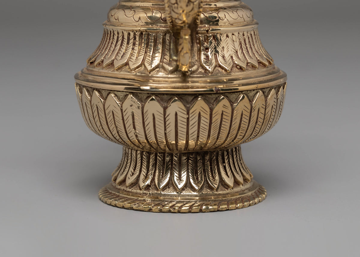 Handmade Ganesha Oil Lamp | Brass Spiritual Lamp with Intricate Design (REMAKE POSSIBLE )