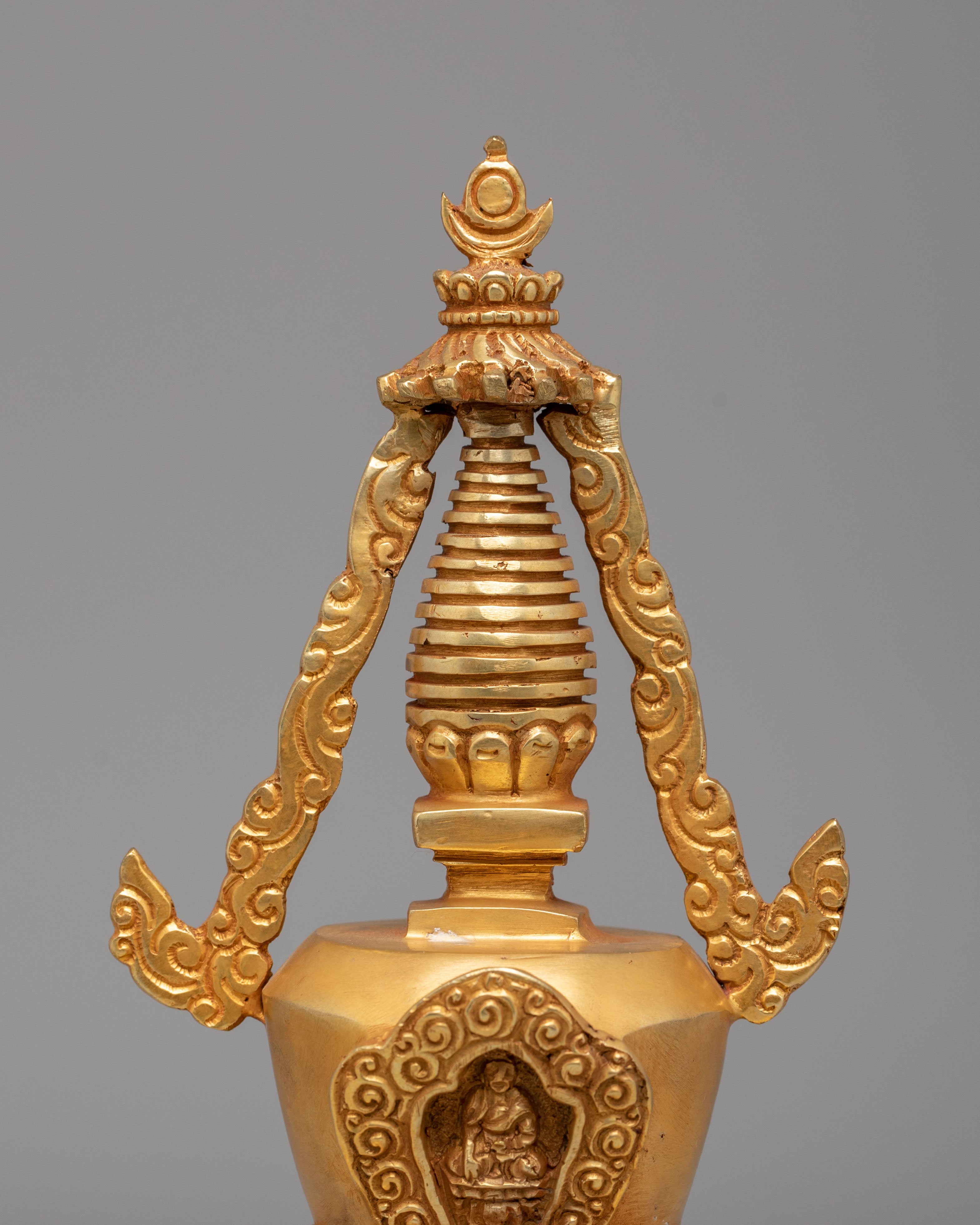 Traditional Handmade Stupa for Rituals | Symbol of Shakyamuni Buddha’s Enlightenment
