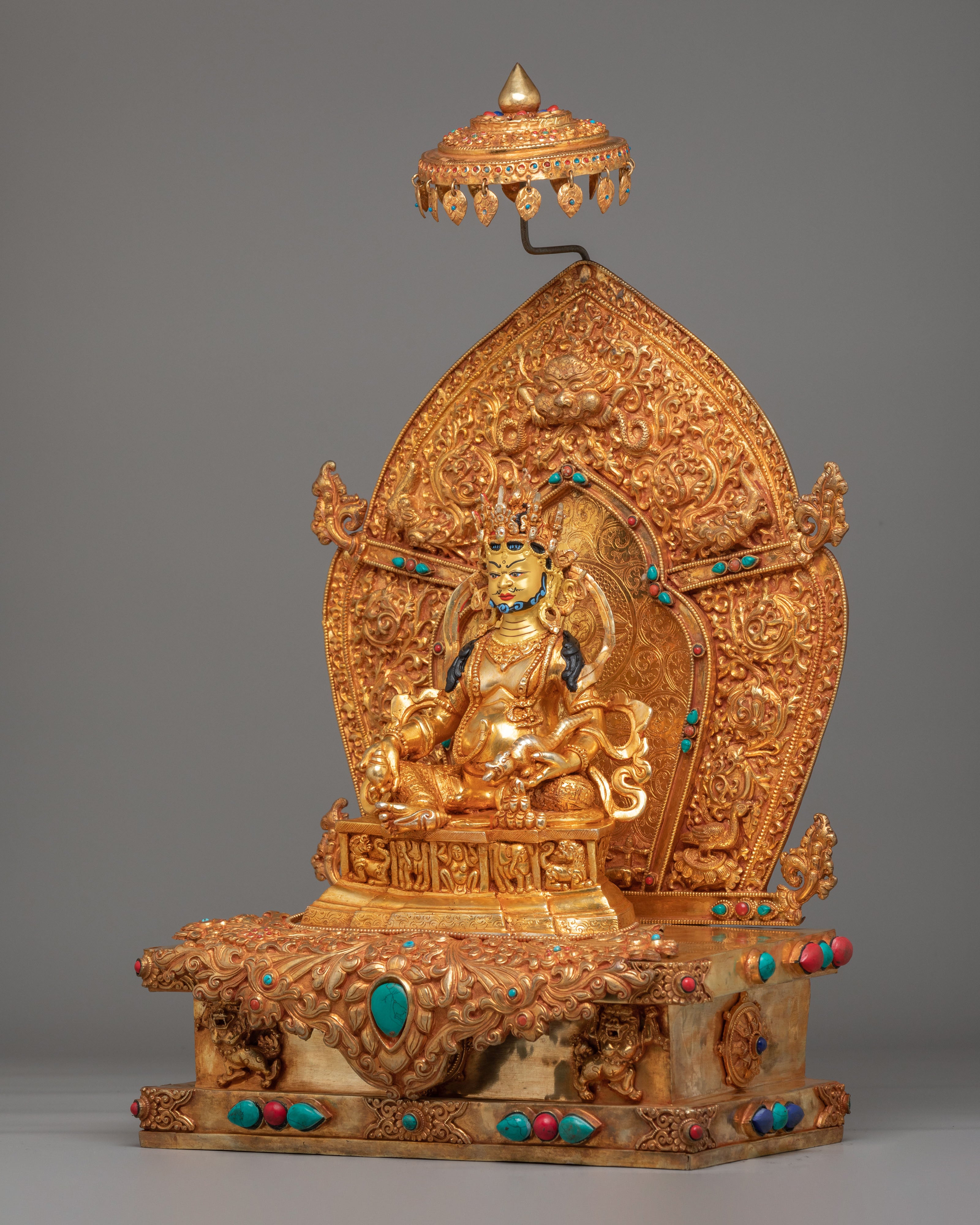 Dzambhala Throne Statue | Symbol of Wealth & Prosperity