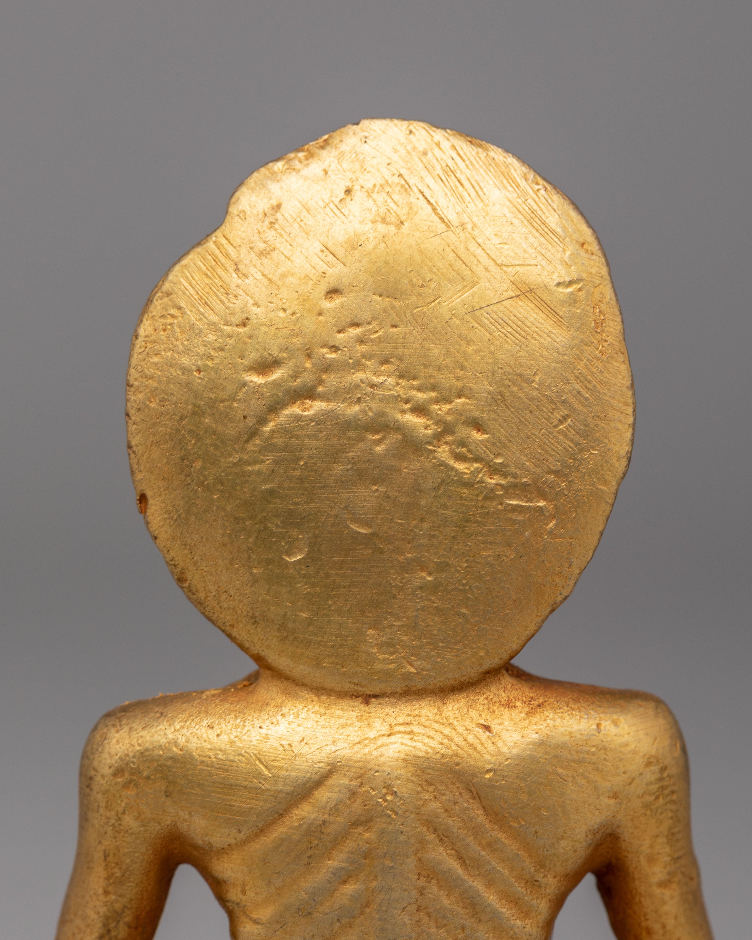 Handmade Fasting Buddha Statue | Symbol of Self-Denial and Spiritual Purity