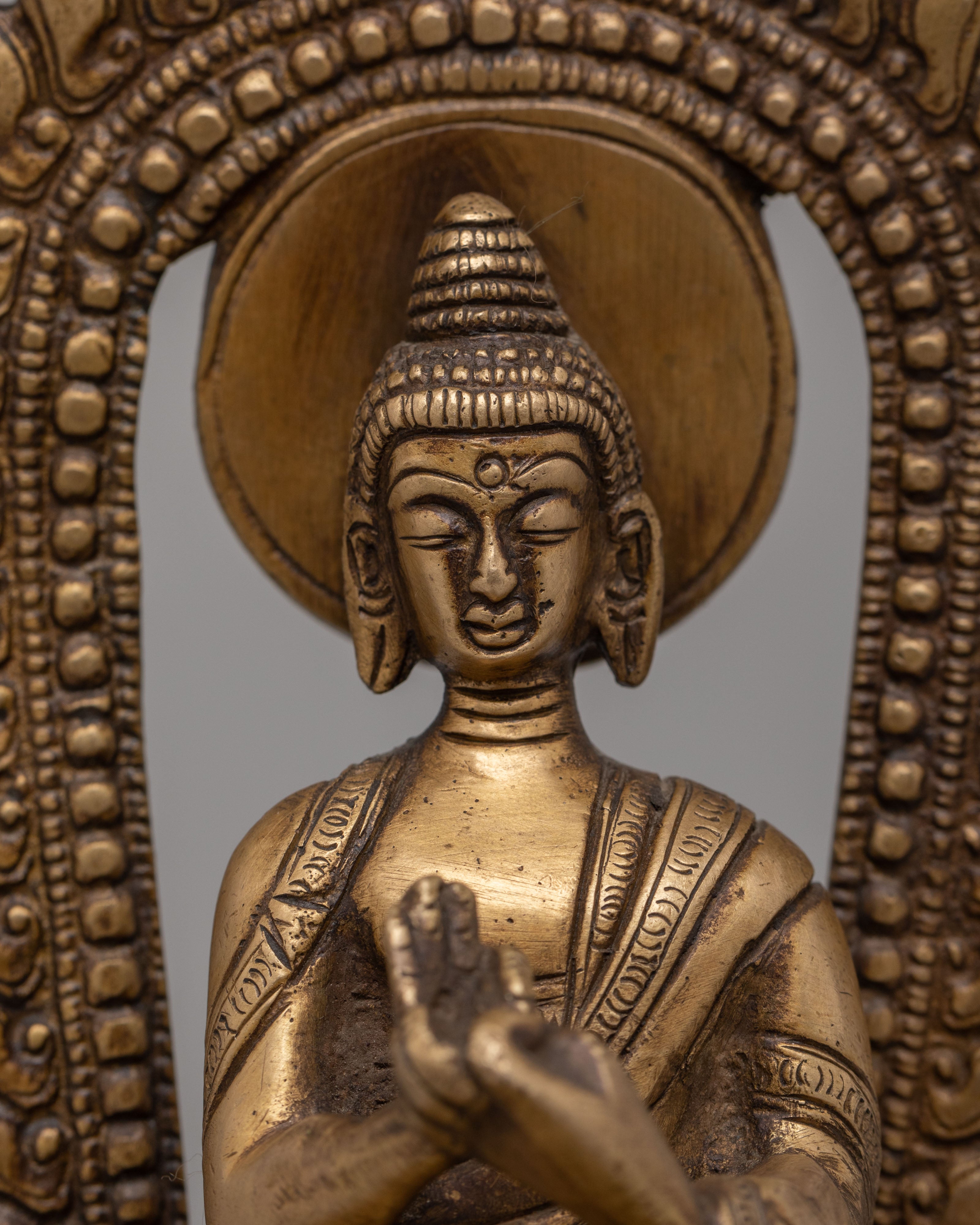 Himalayan Maitreya Buddha Statue | Brass Sculpture