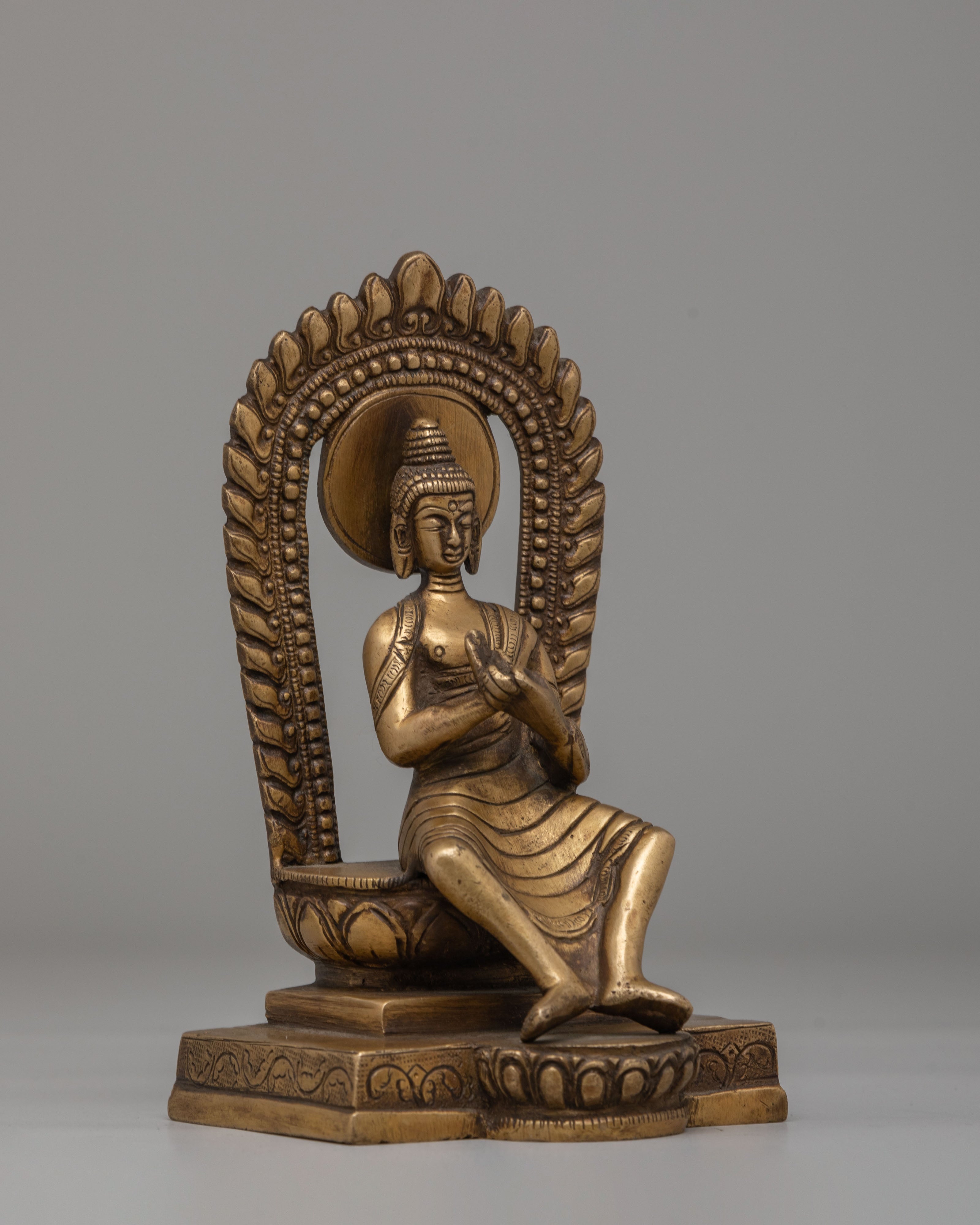 Himalayan Maitreya Buddha Statue | Brass Sculpture