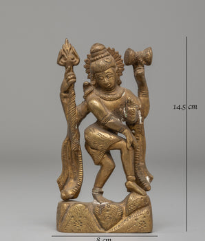 Lord Shiva Statue | Brass Sculpture for Transformation and Spiritual Growth