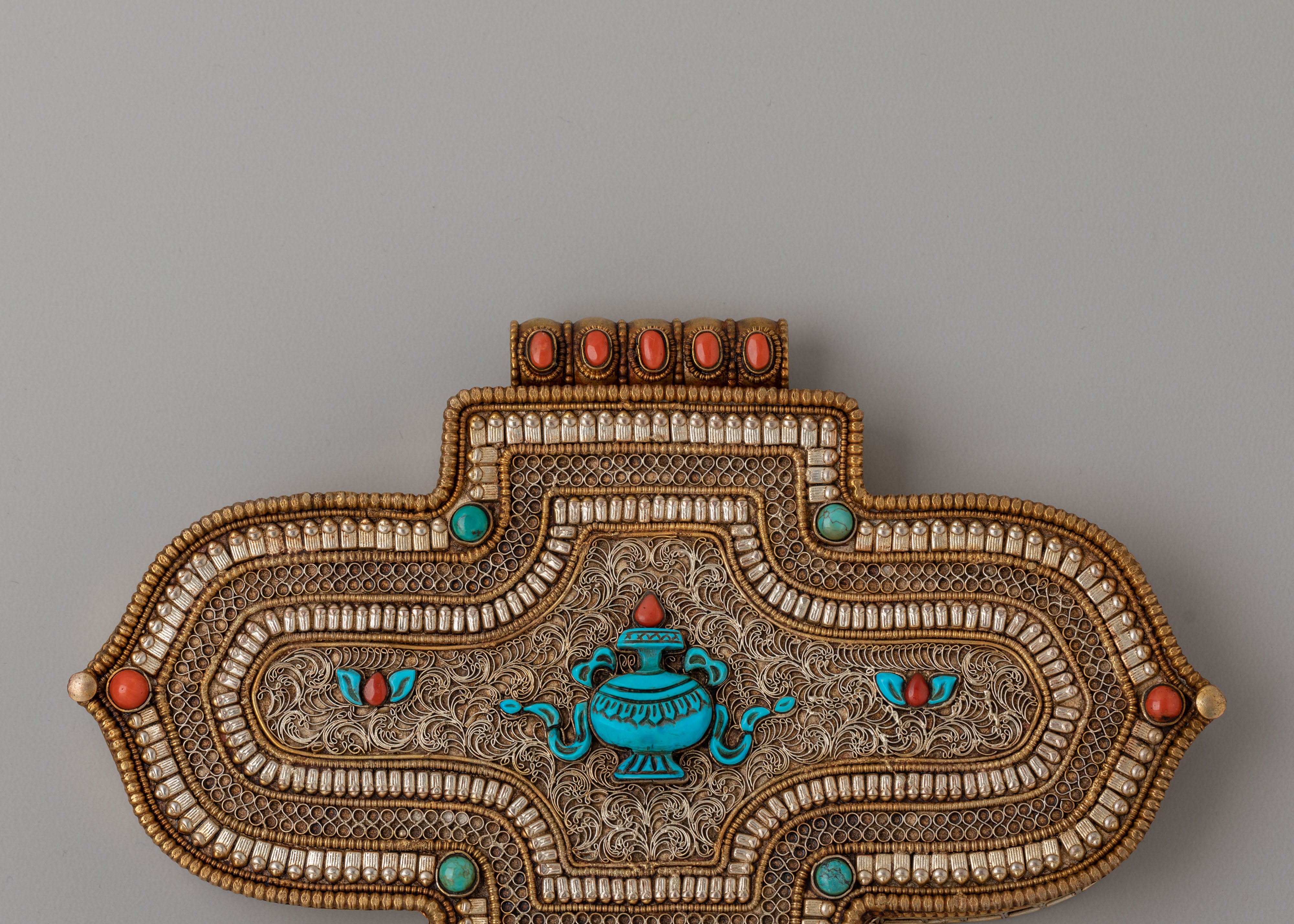 Himalayan Ghau Box Amulet | Spiritual Copper Box for Sacred Items