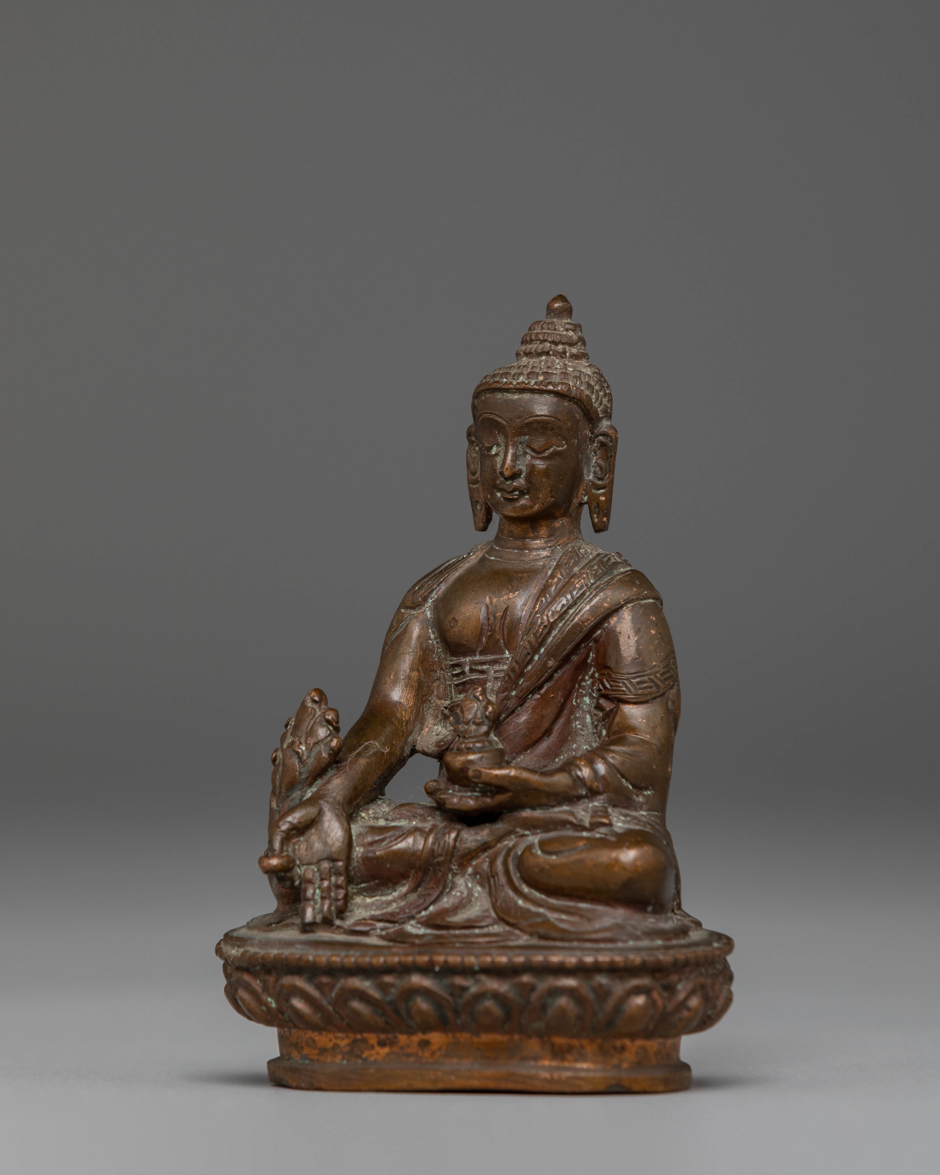 Handcrafted Sculpture of Medicine Buddha | Symbol of Healing, and Wisdom