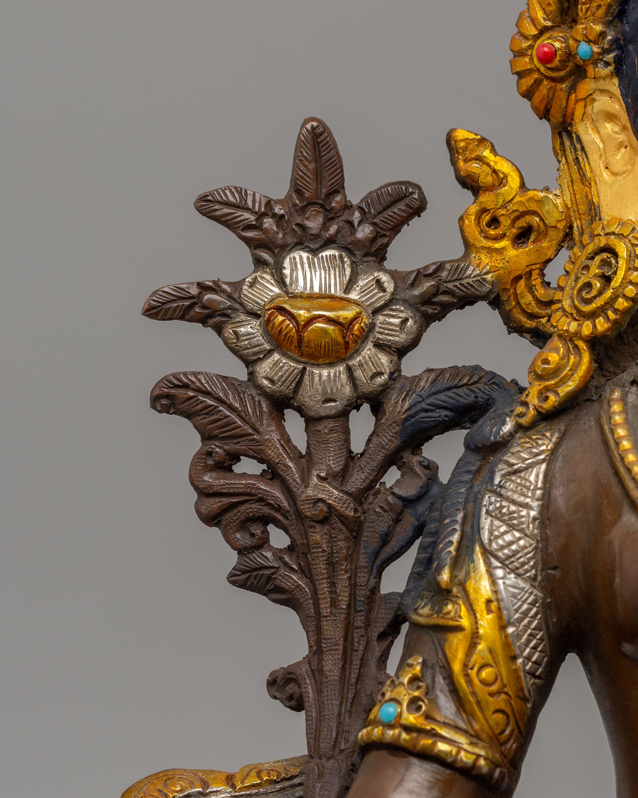 Tibetan Goddess Green Tara Statue | Handmade Artwork of Compassion