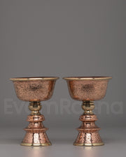 Tibetan Butter Lamp Set