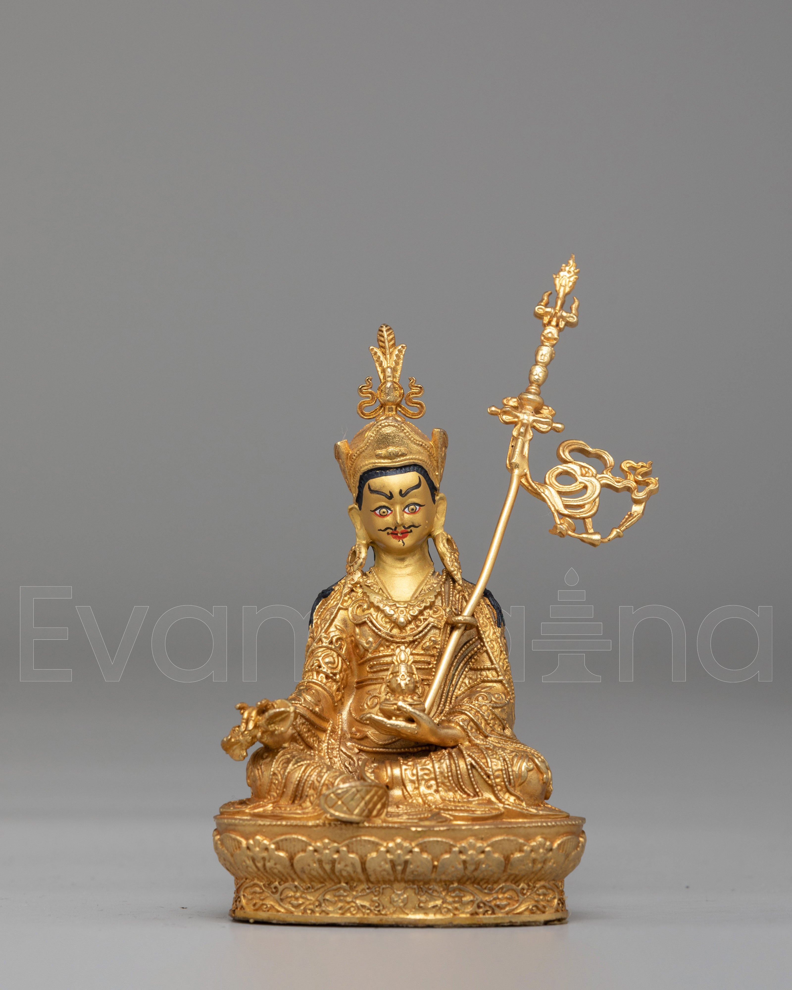 Handcrafted Buddha Dharma Sangha Statue Set | Spiritual Decor for Meditation