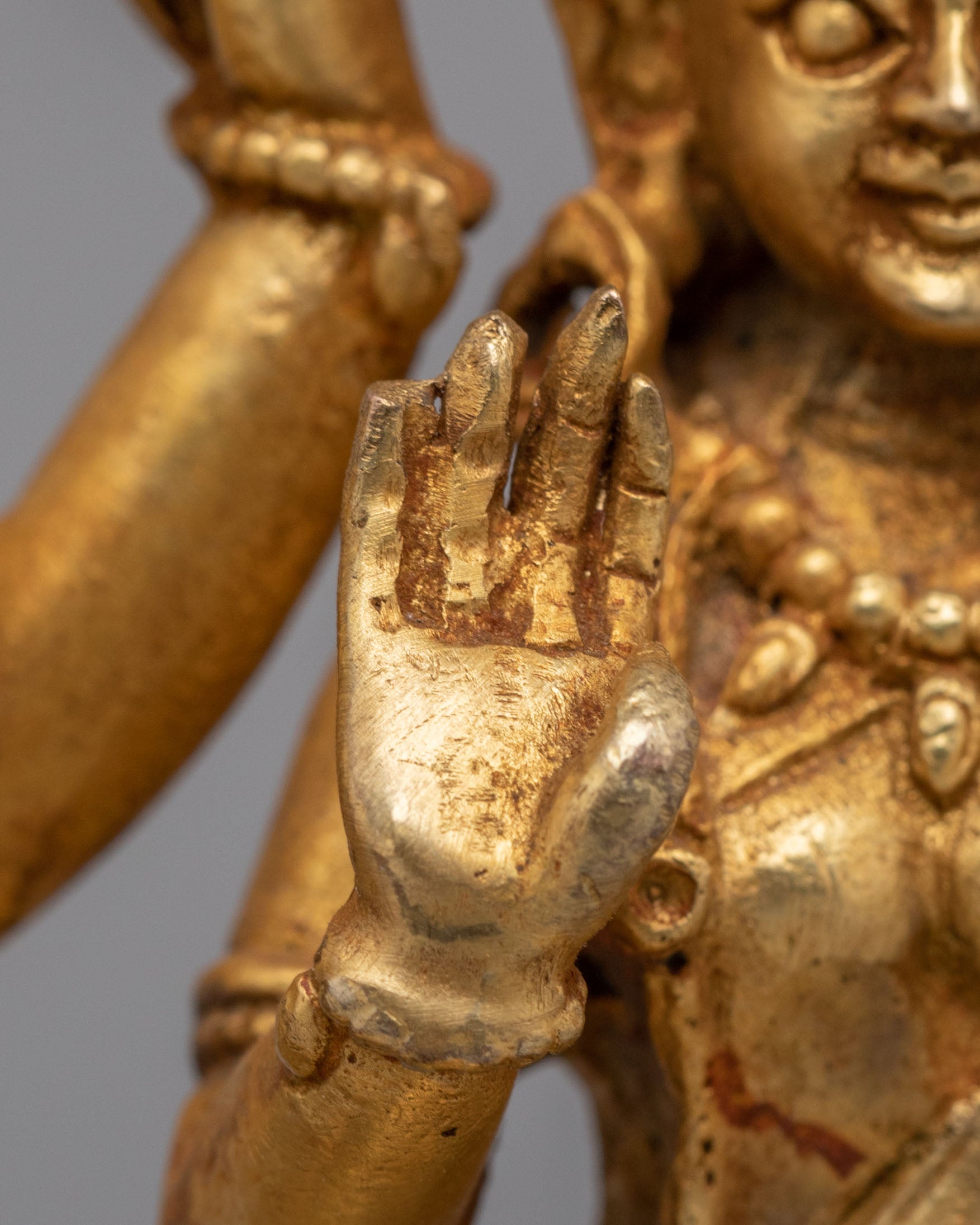 Lord Vishnu with Lakshmi Statue | Hindu Deity Figurine