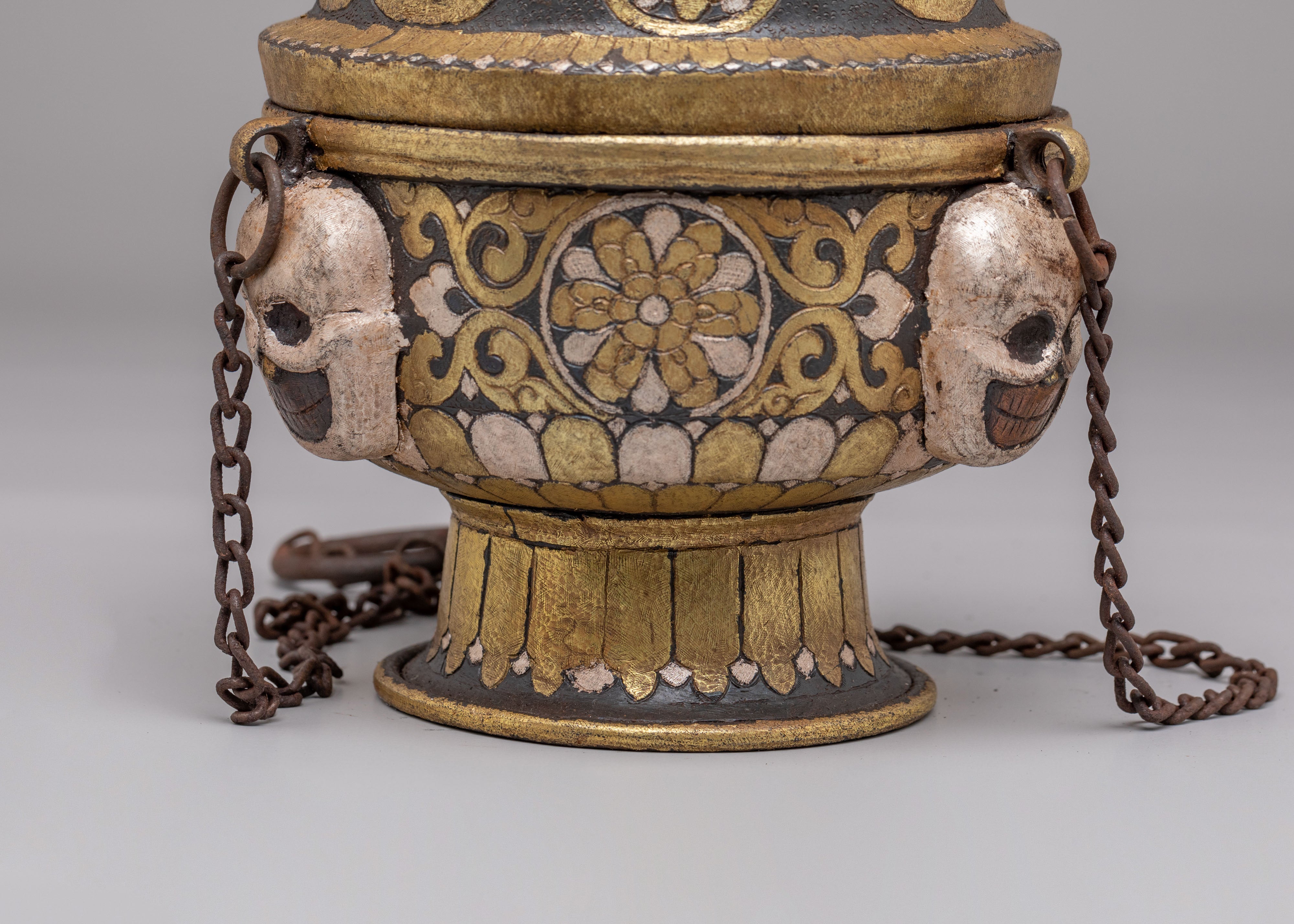 Tibetan Insense Burner | Handcrafted Buddhist Ritual Item