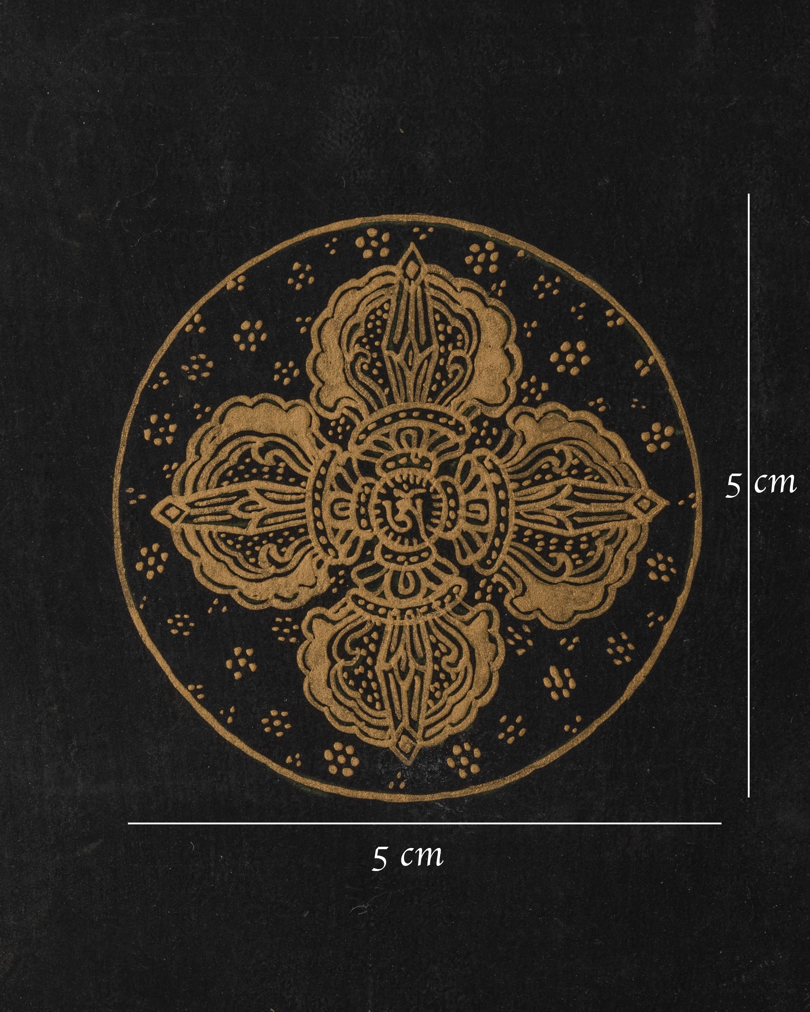 Biswo Vajra Mandala Thangka for Locket | Sacred Tibetan Art