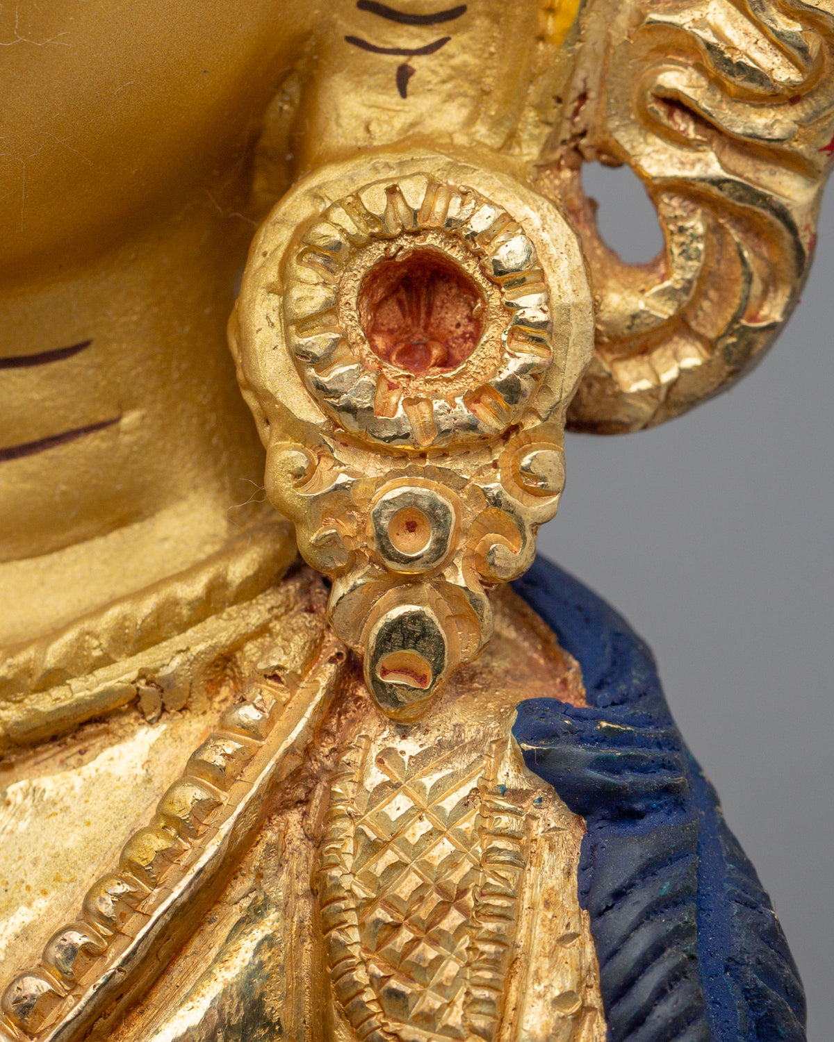 Vajrasattva Statue For Home Shrine | Tibetan Buddhist Deity Figurine