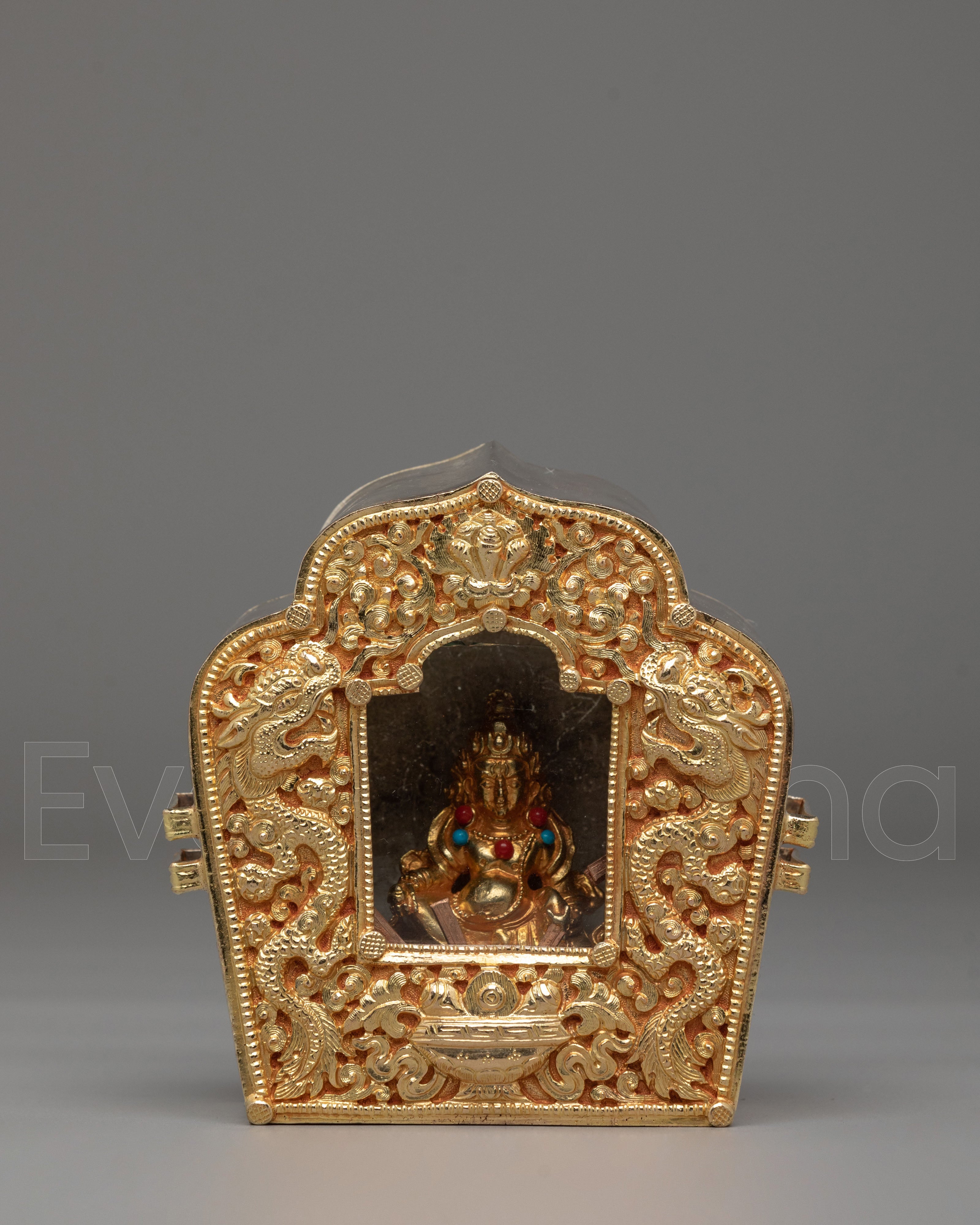 Handmade Ghau Box with Dzambhala 