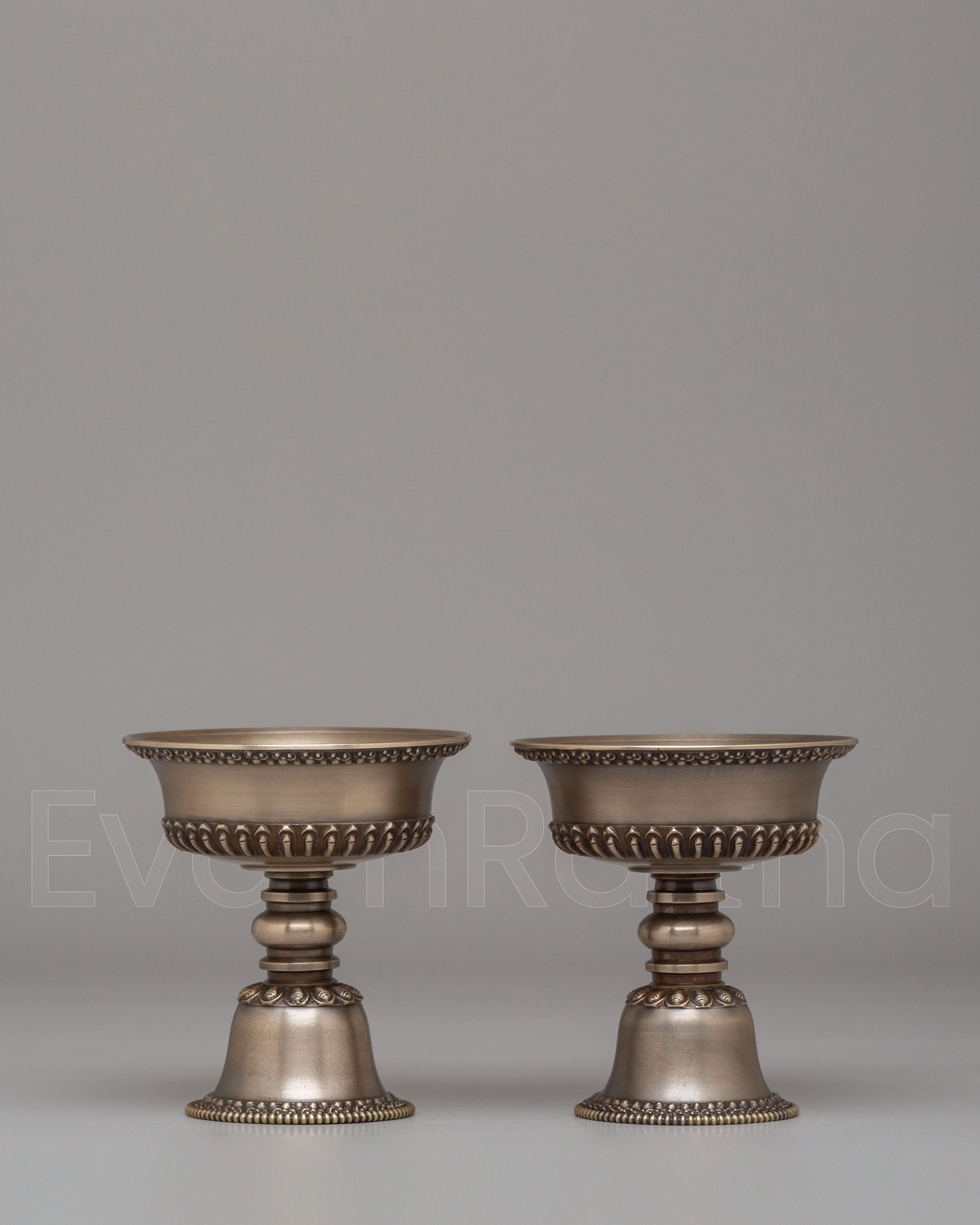 Traditional Ritual Butter Lamp Set 