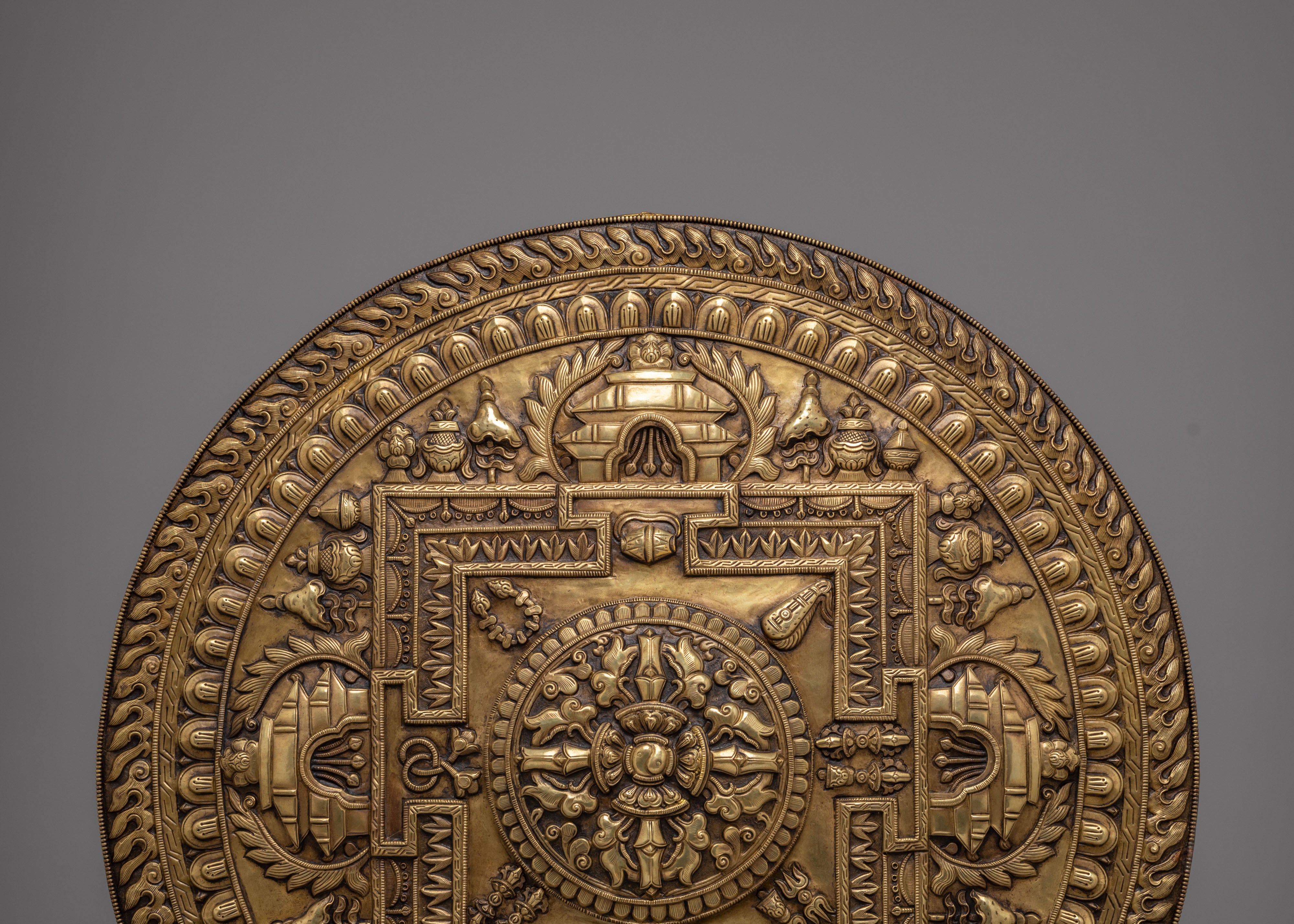 Himalayan Mandala Wall Hanging | Sacred Spiritual Art for Home Decor