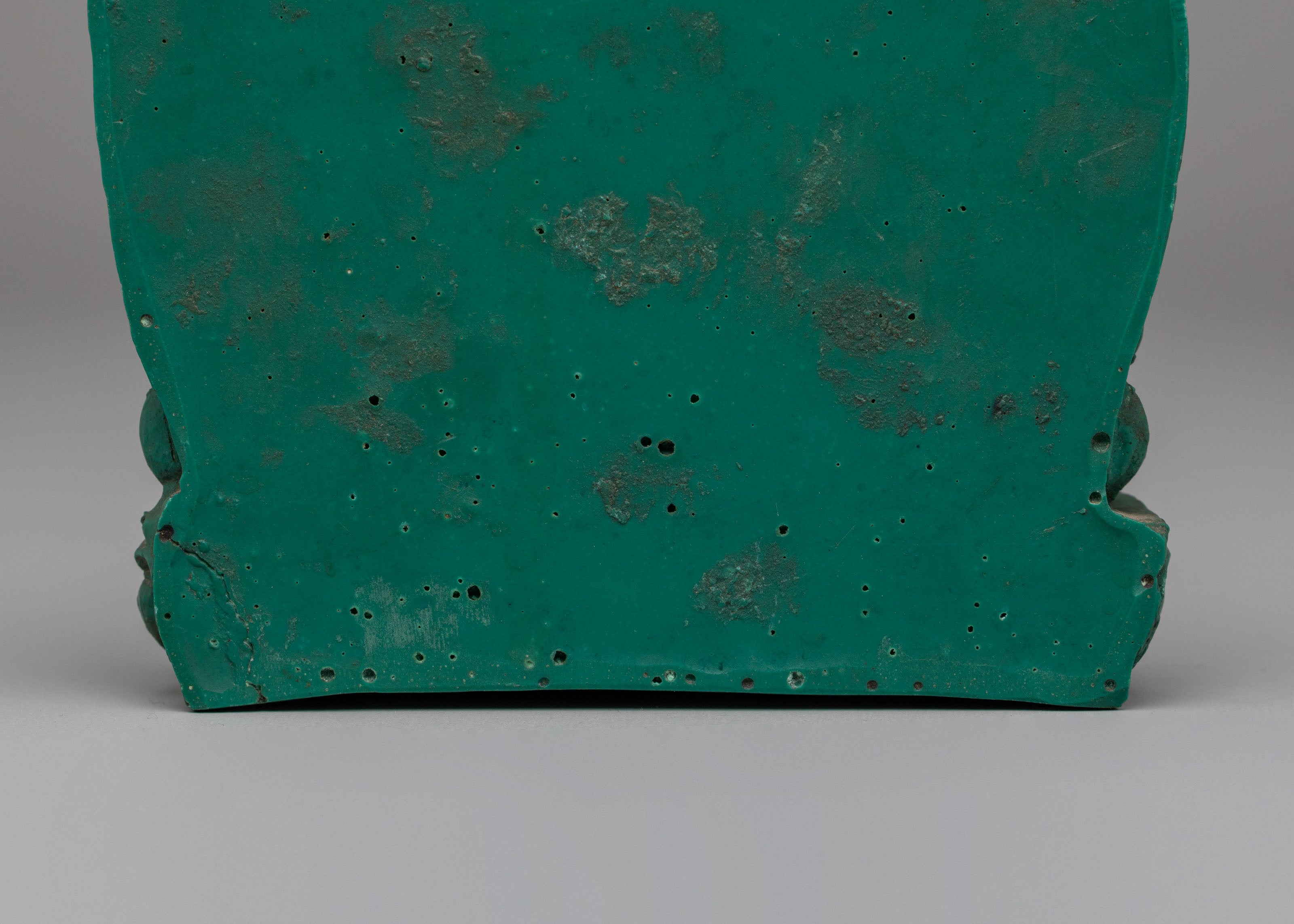 Tibetan Avalokiteshvara Statue | Compressed Turquoise Buddhist Compassion Sculpture
