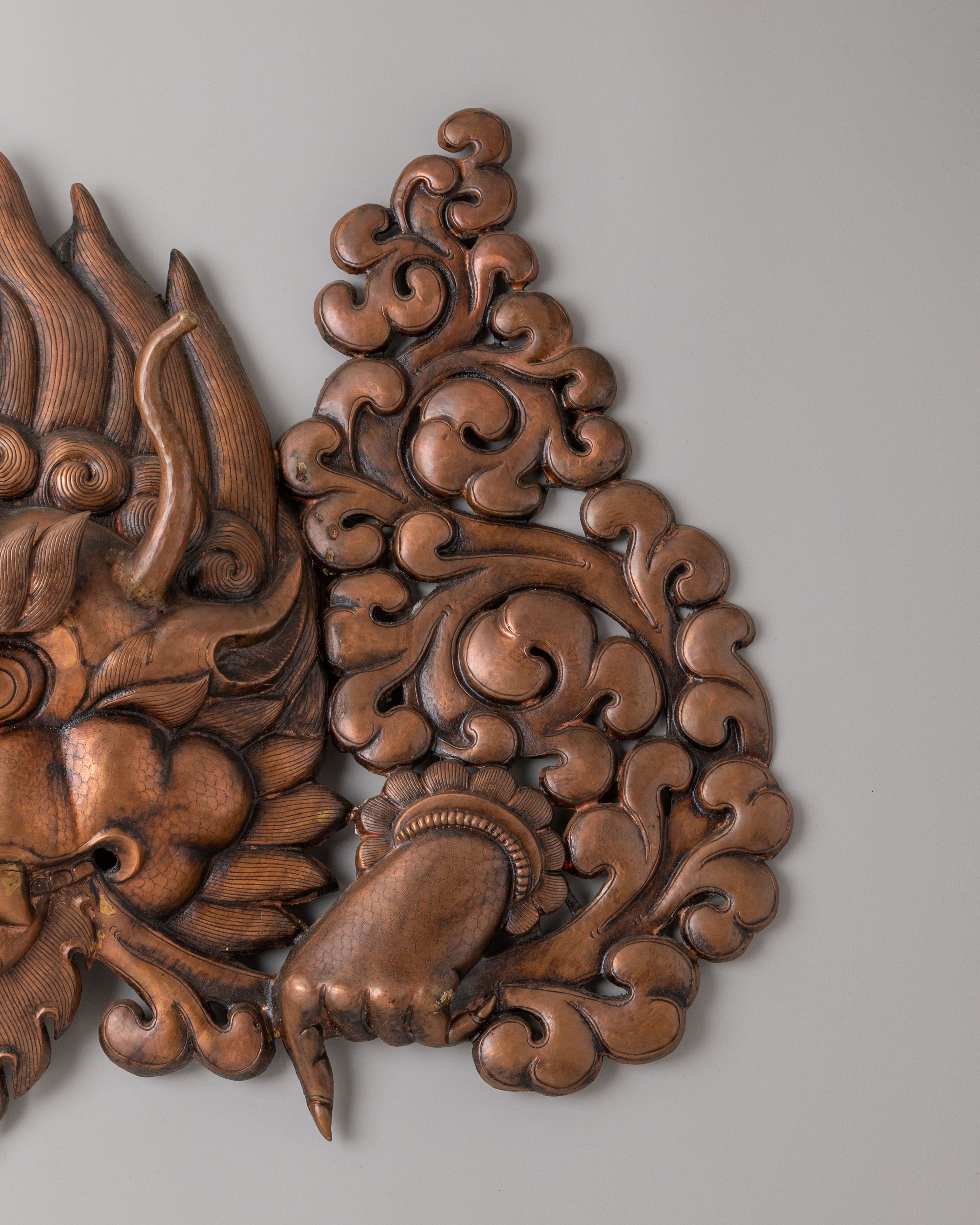 Sacred Cheppu Wall Hanging | Himalayan Buddhist Ritual Art