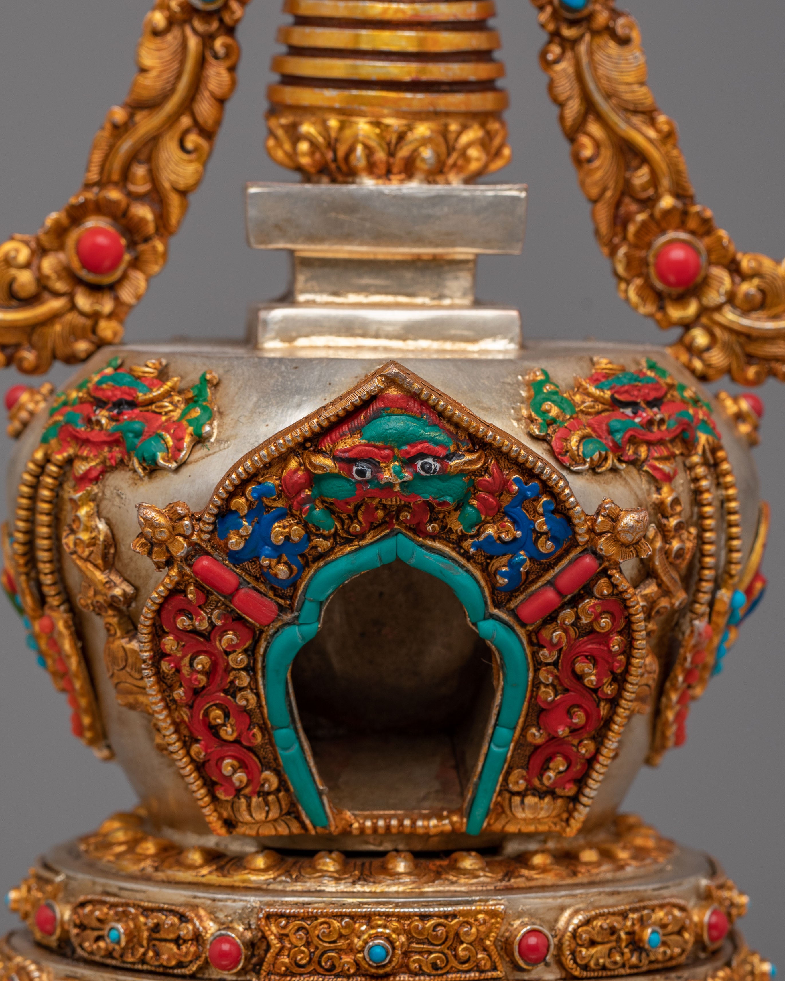 Traditional Tibetan Namgyal Stupa | Symbol of Spiritual Protection and Enlightenment