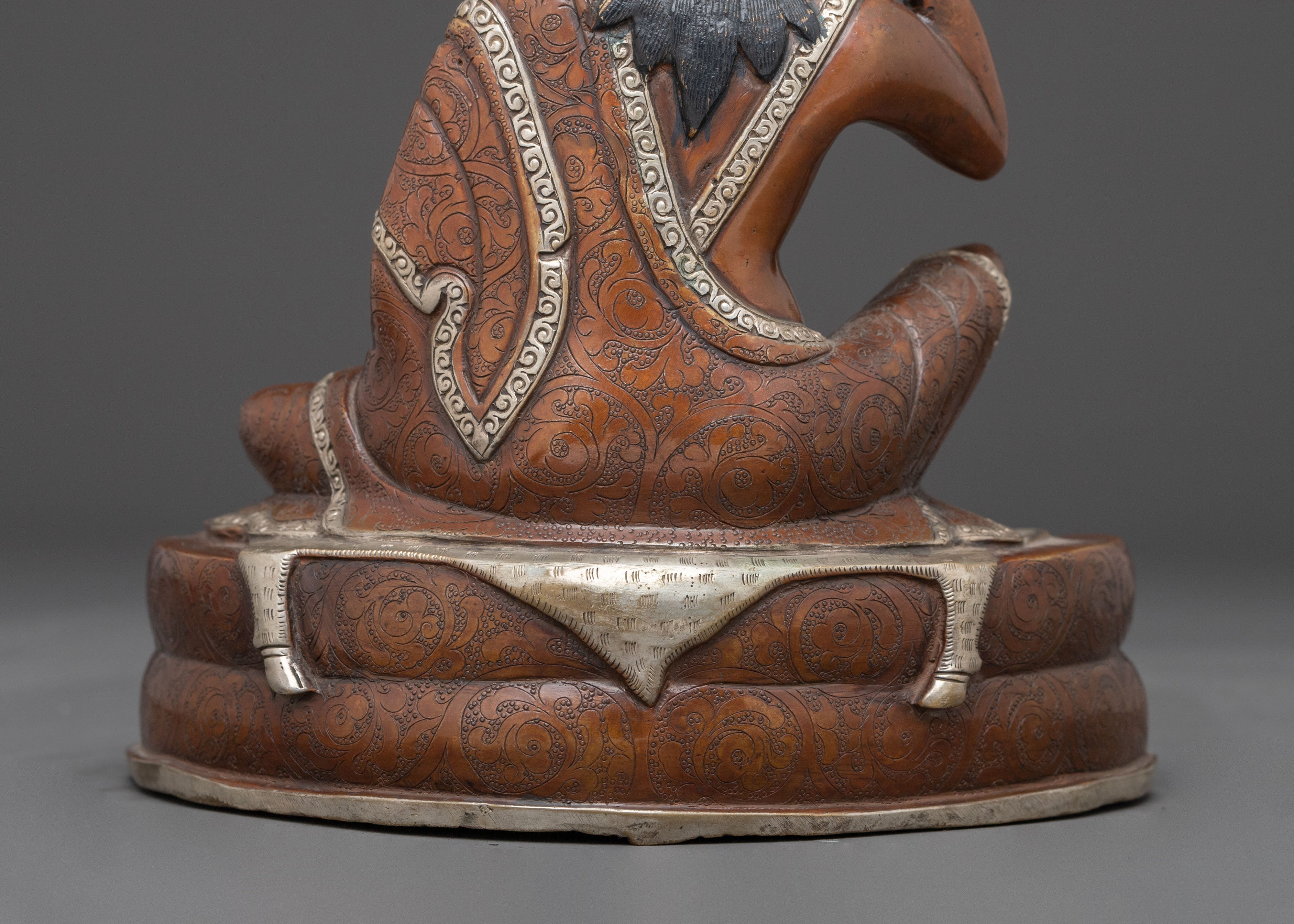 Tibetan Handmade Figurine of Milarepa | Himalayan Yogi, and Spiritual Master