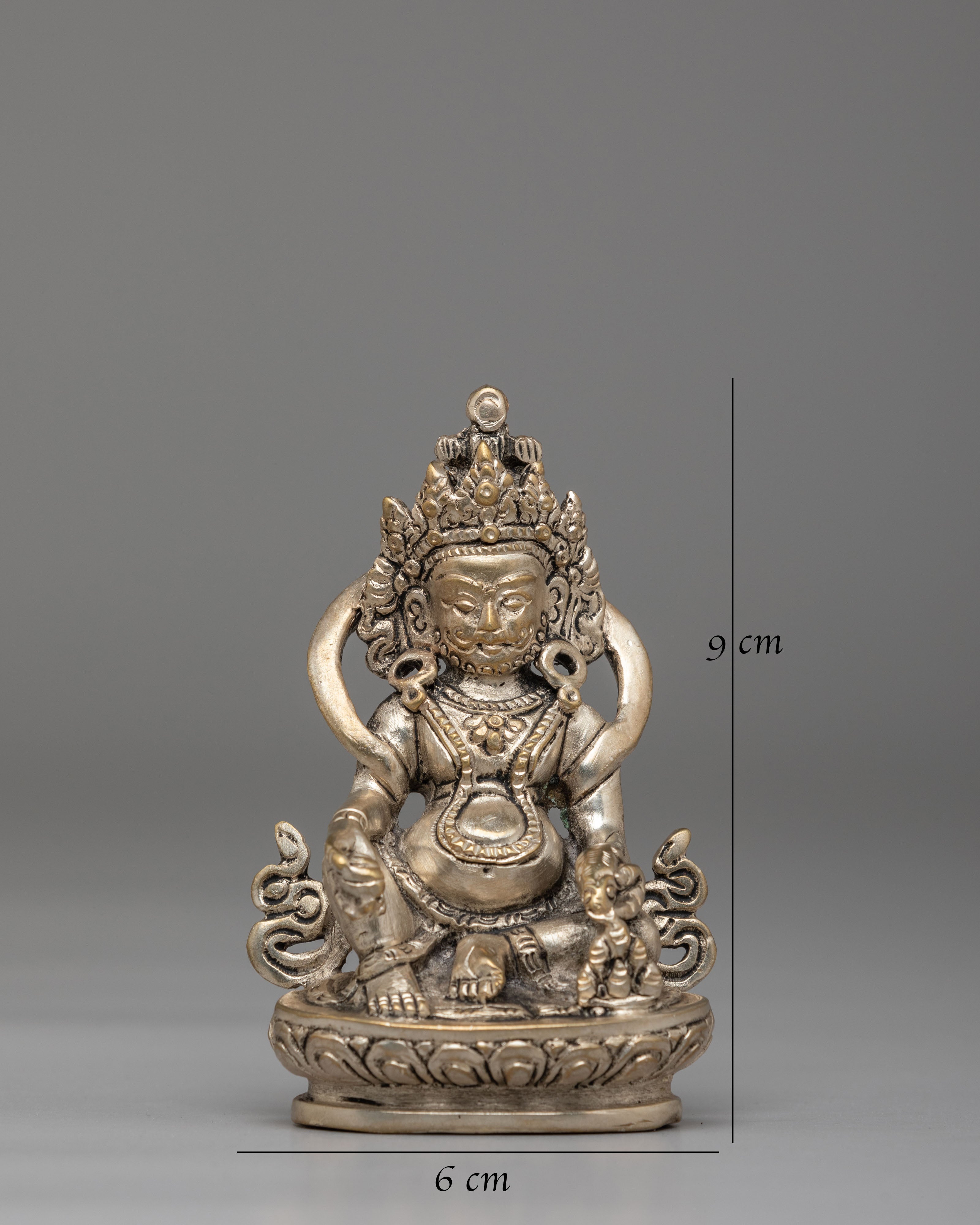 Machine Made Dzambhala Deity Statue | Tibetan Wealth Deity Figurine
