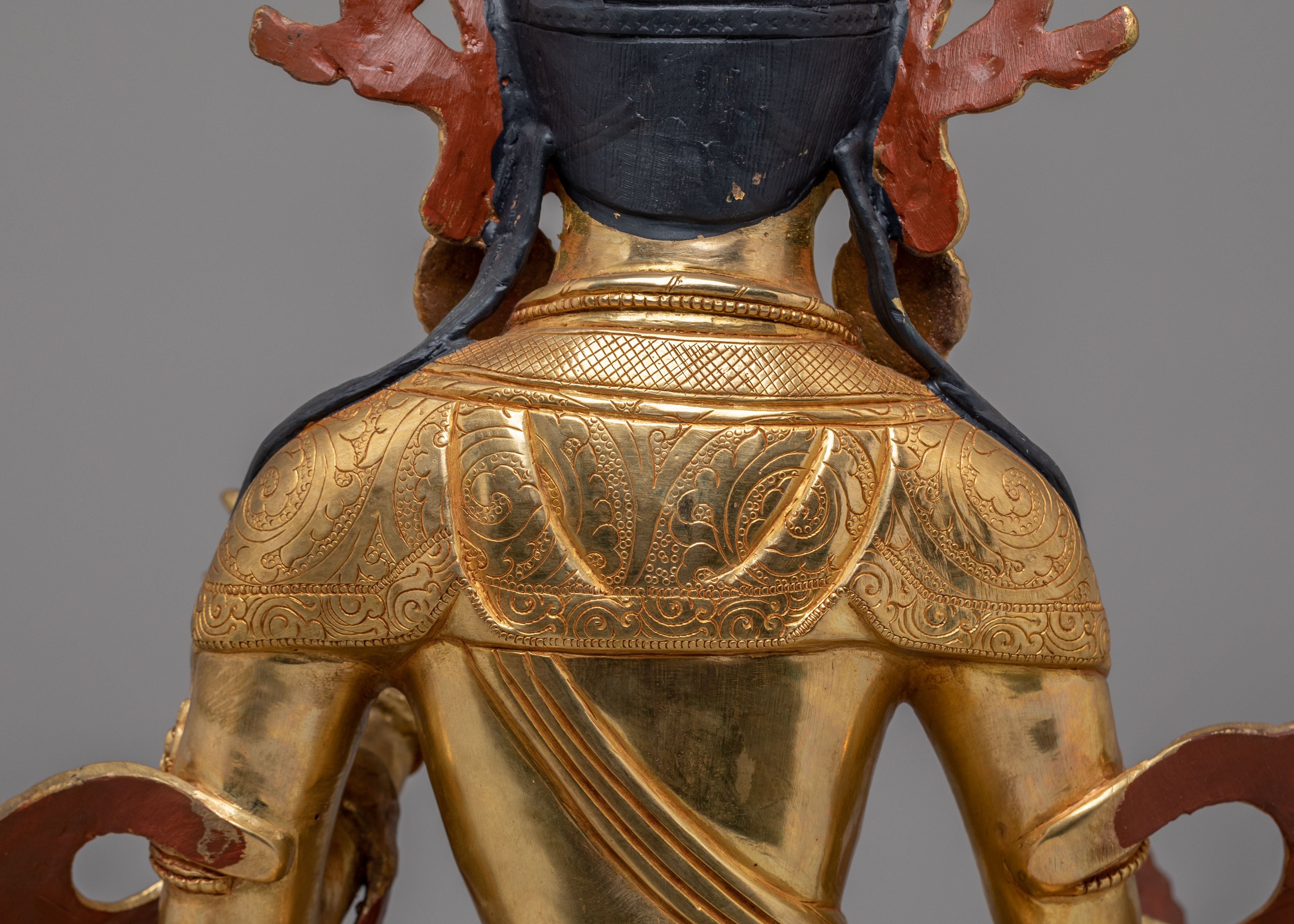 Goddess Dukar Statue for Protection | Sitatapatra Protector Goddess Artwork