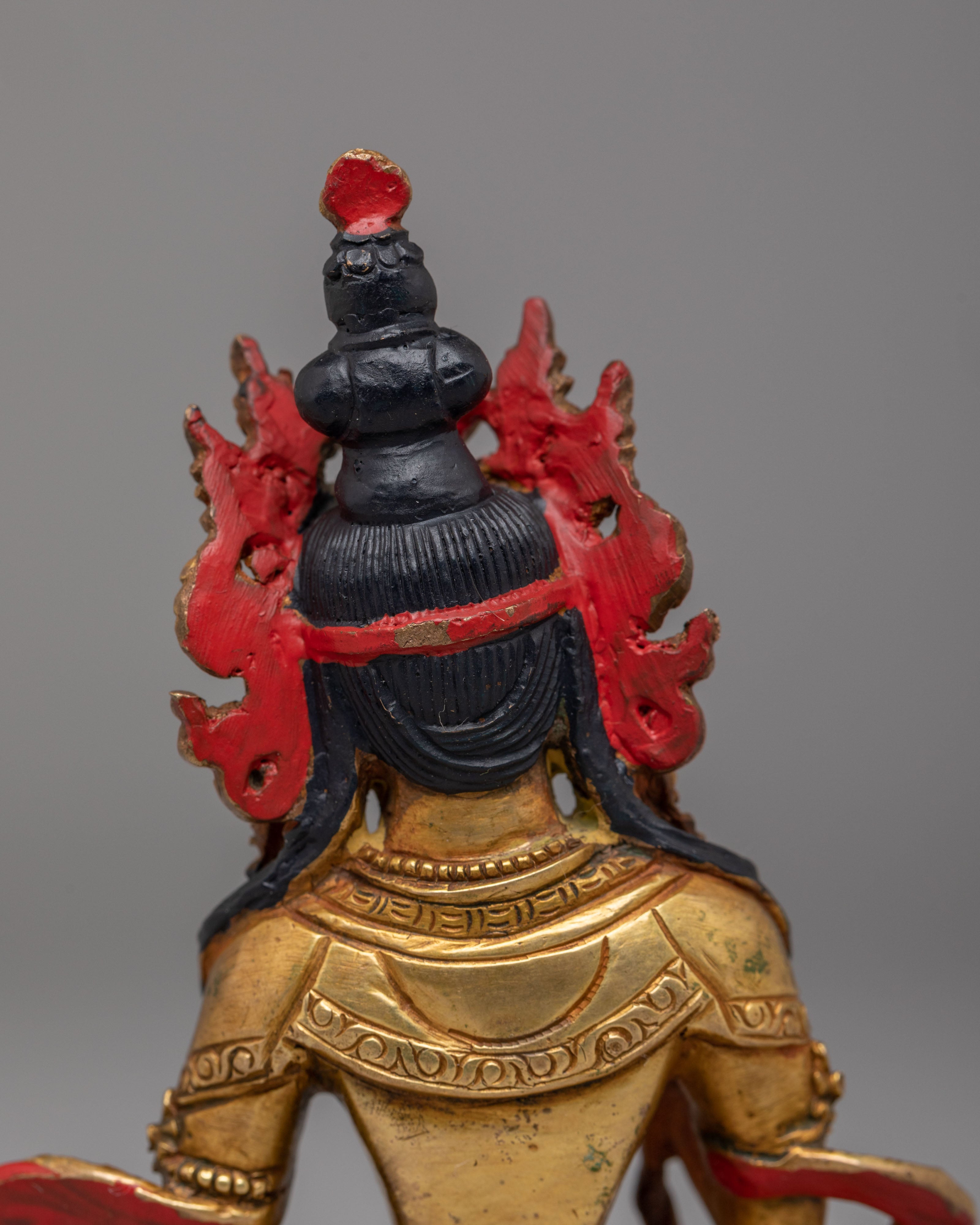 Buddhist Vajrasattva Sculpture | Handcrafted Tibetan Art