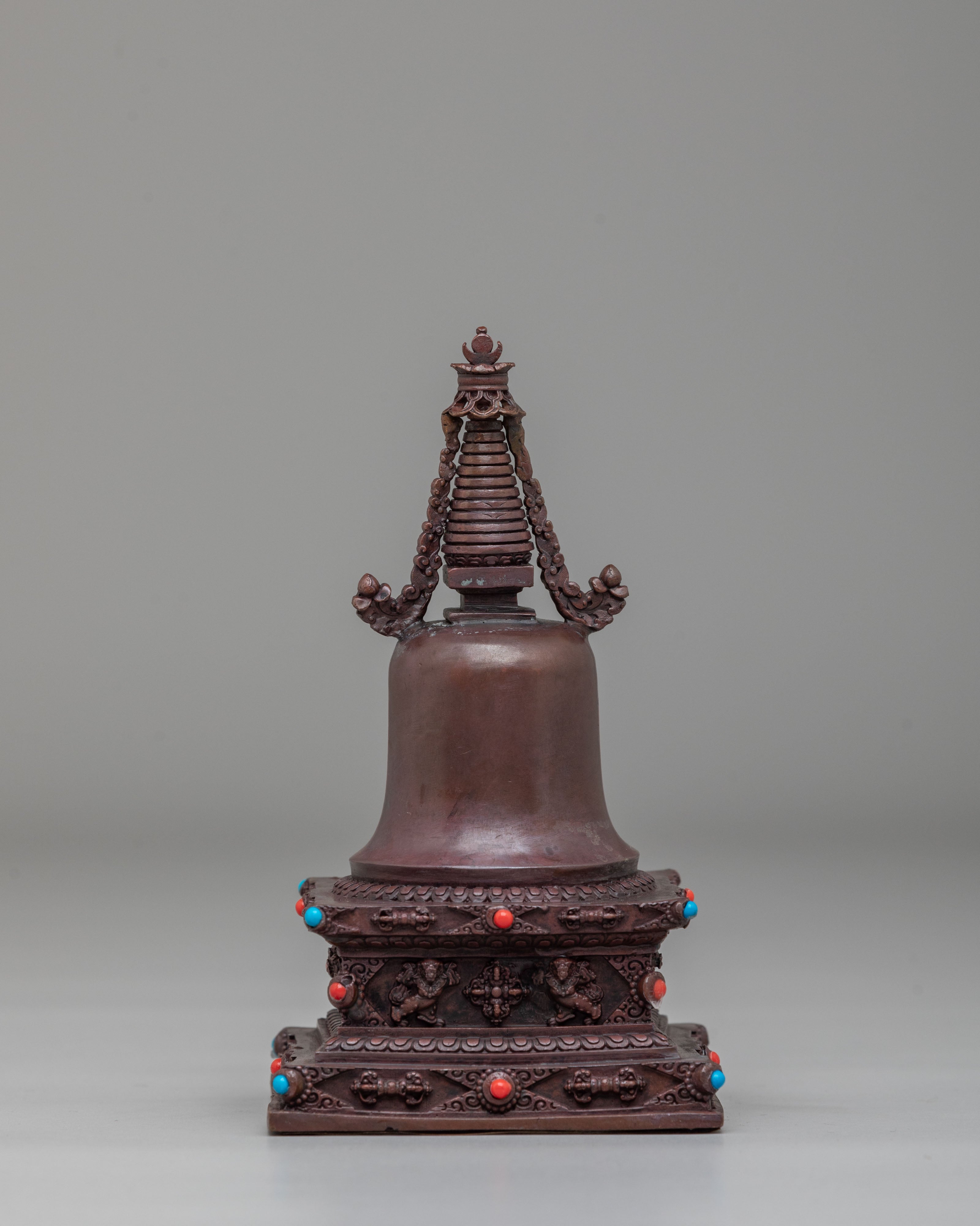 Machine Made Stupa Set | Perfect for Altars Meditation Spaces & Decor