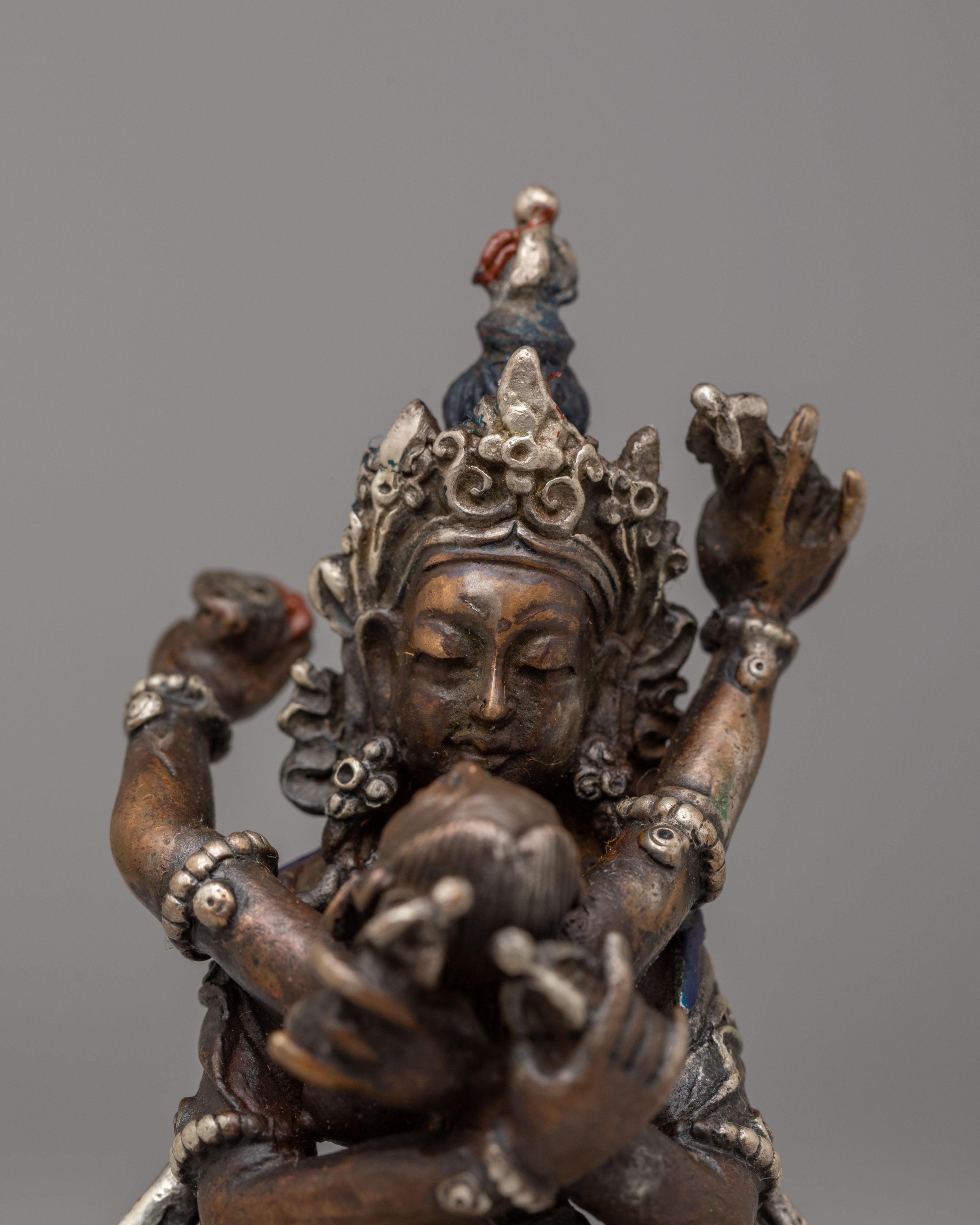 Spiritual Vajradhara With Consort Statue | Symbolizing Unification and Enlightenment