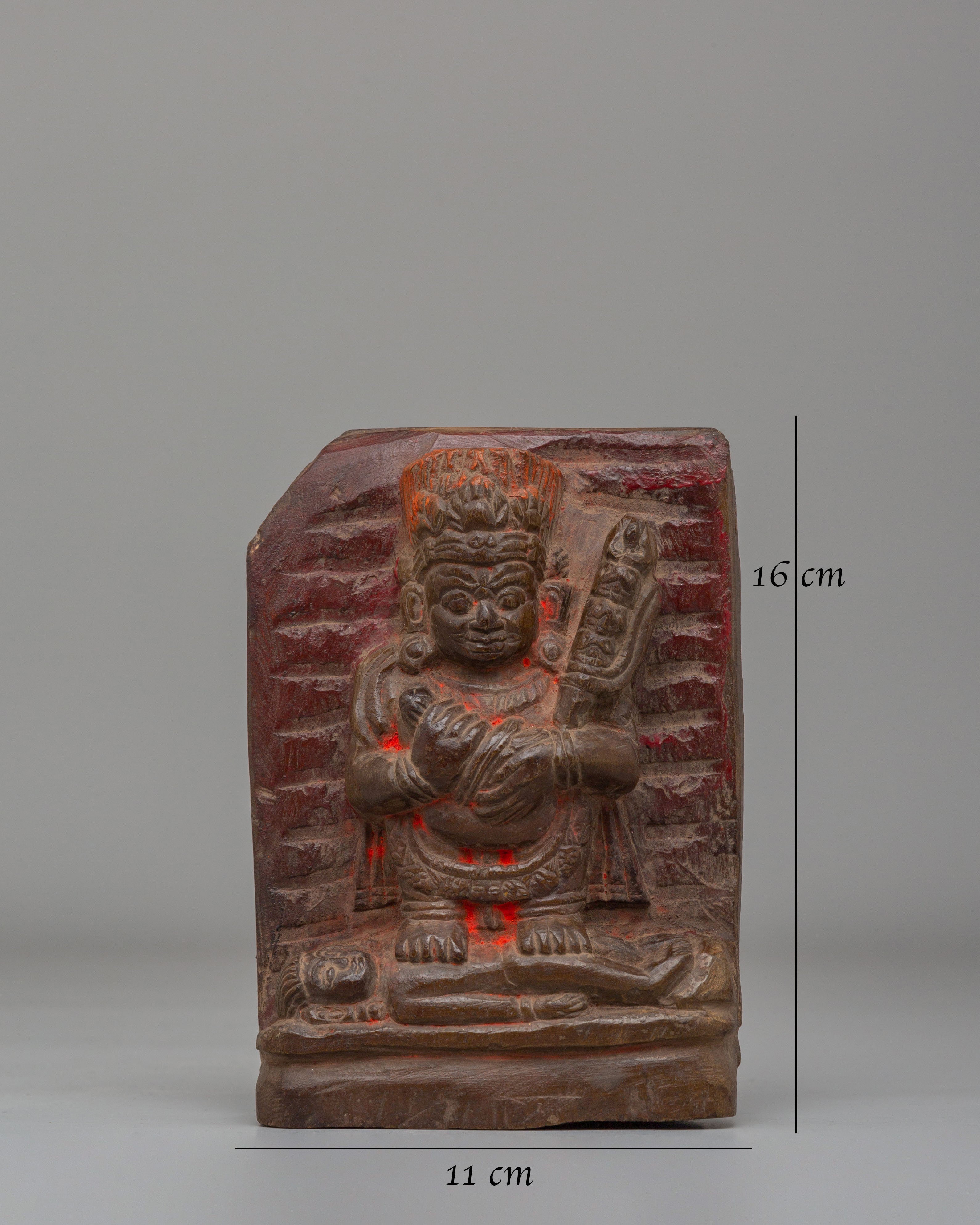 Sacred Mahakala Guardian Figurine | Symbol of Protection