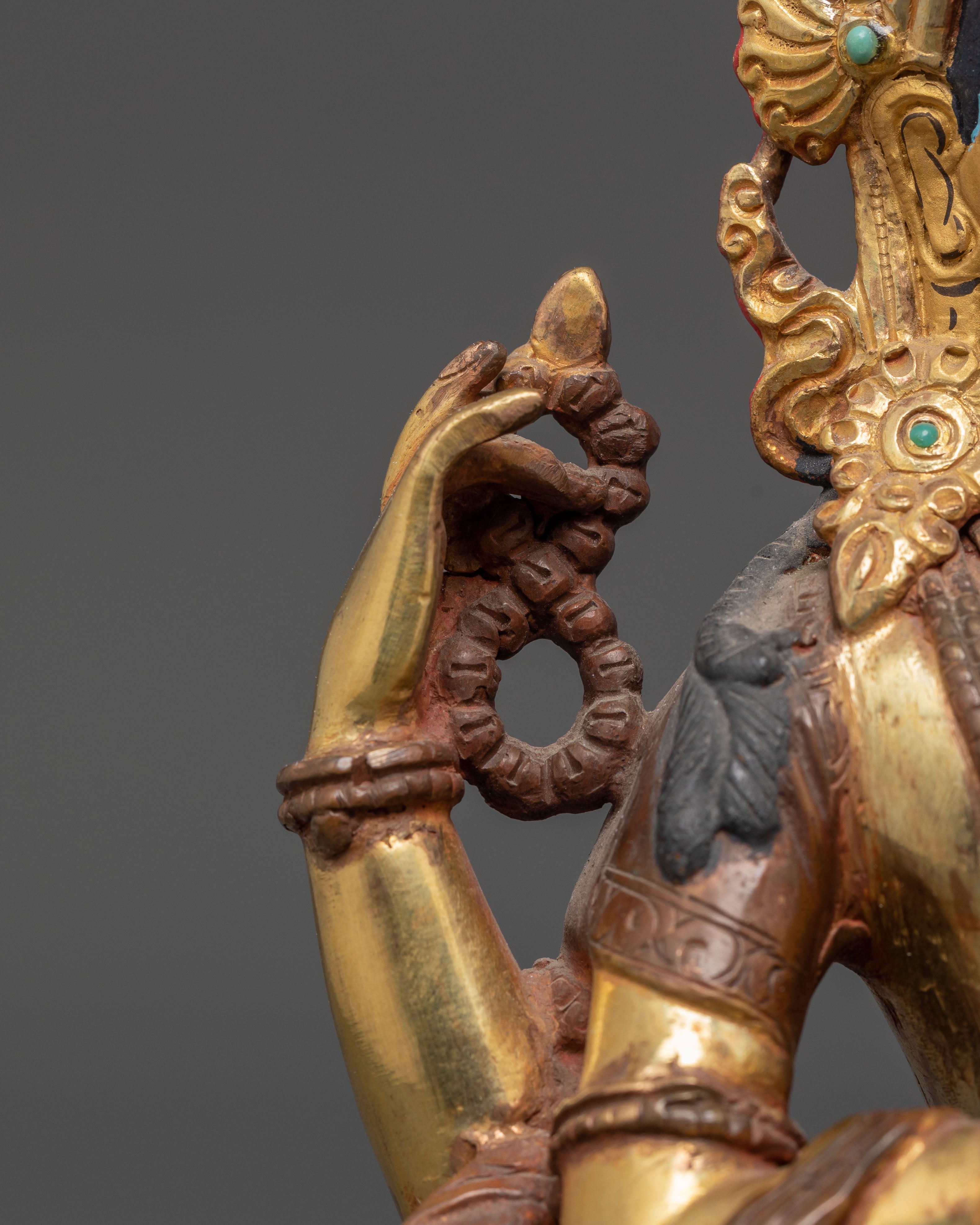 Sacred Four-Armed Chenrezig Statue | Tibetan Artwork