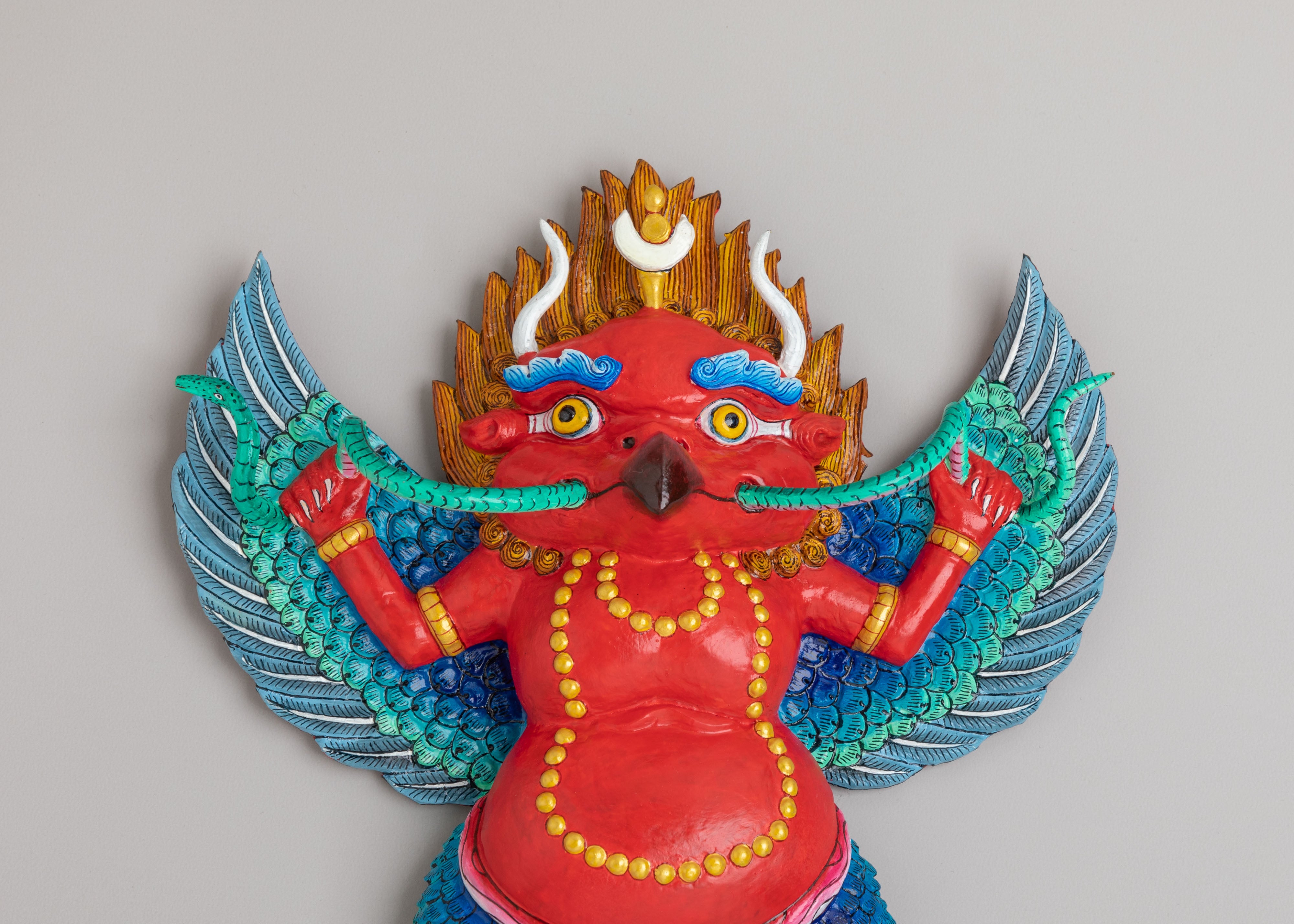 Buddhist Altar Garuda Wall Hanging | Handcrafted Decor